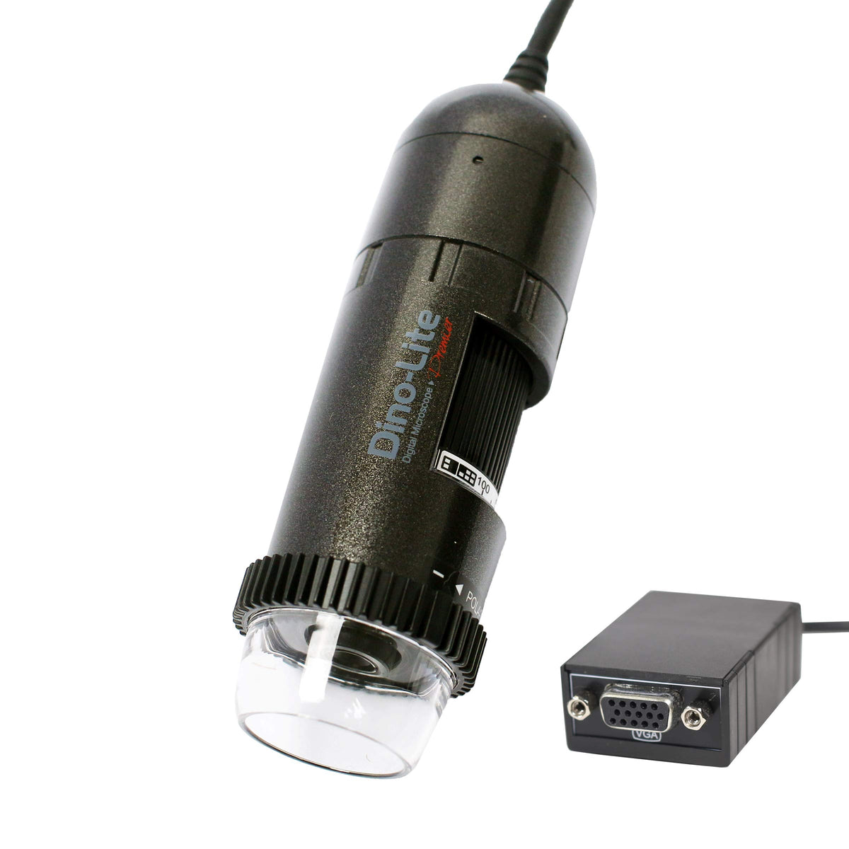 Dino-Lite VGA Digital Microscope AM4116ZTL – 800 x 600 Resolution, 10x - 90x Optical Magnification, Polarized Light, Long Working Distance