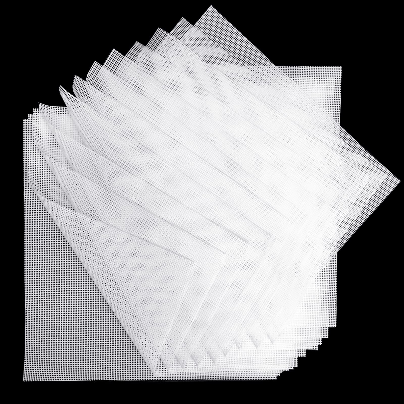 (12 Pack) Silicone Dehydrator Sheets, Dostk Premium Non Stick Silicone Mesh For Fruit Dehydrator, Dehydrator Tray Liner Reusable (14 X 14 Inch)