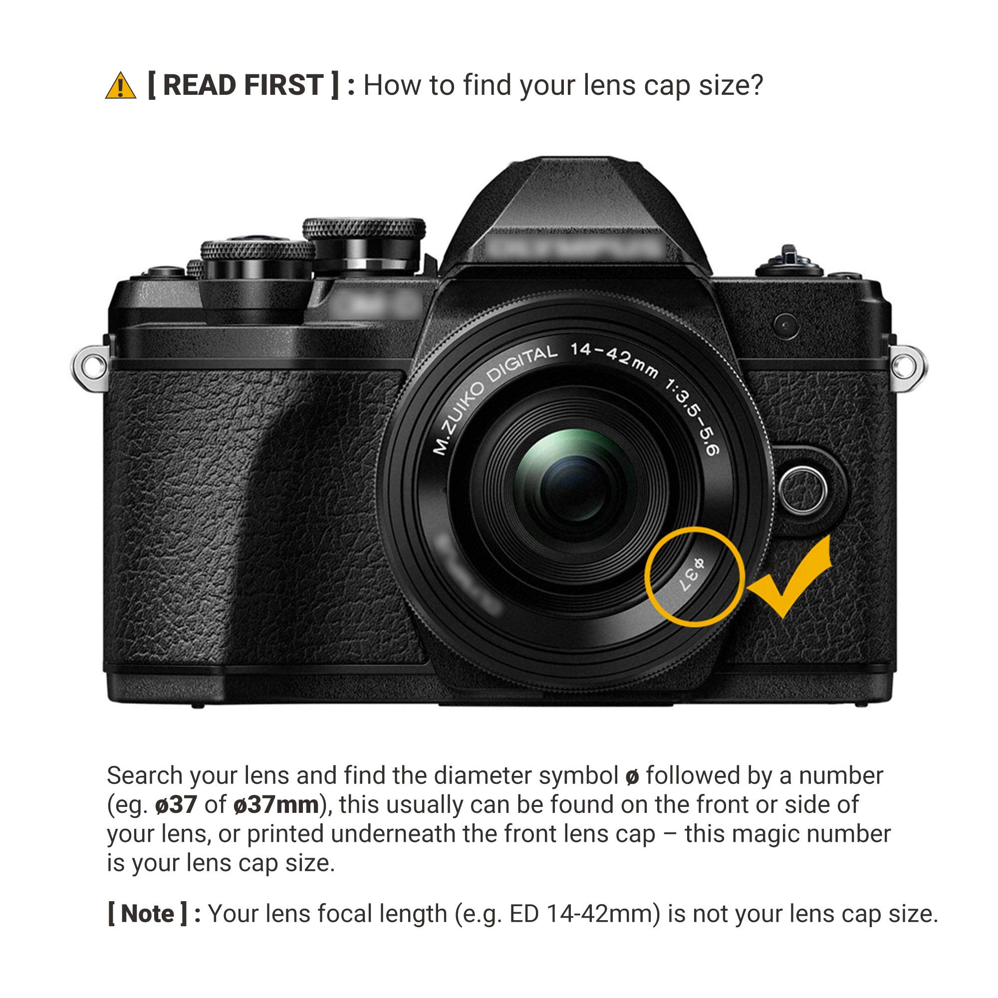 Jjc 2 Pack 37Mm Center Pinch Front Lens Cap Cover With Deluxe Lens Cap Keeper For Olympus Panasonic Canon Nikon And Other Brand