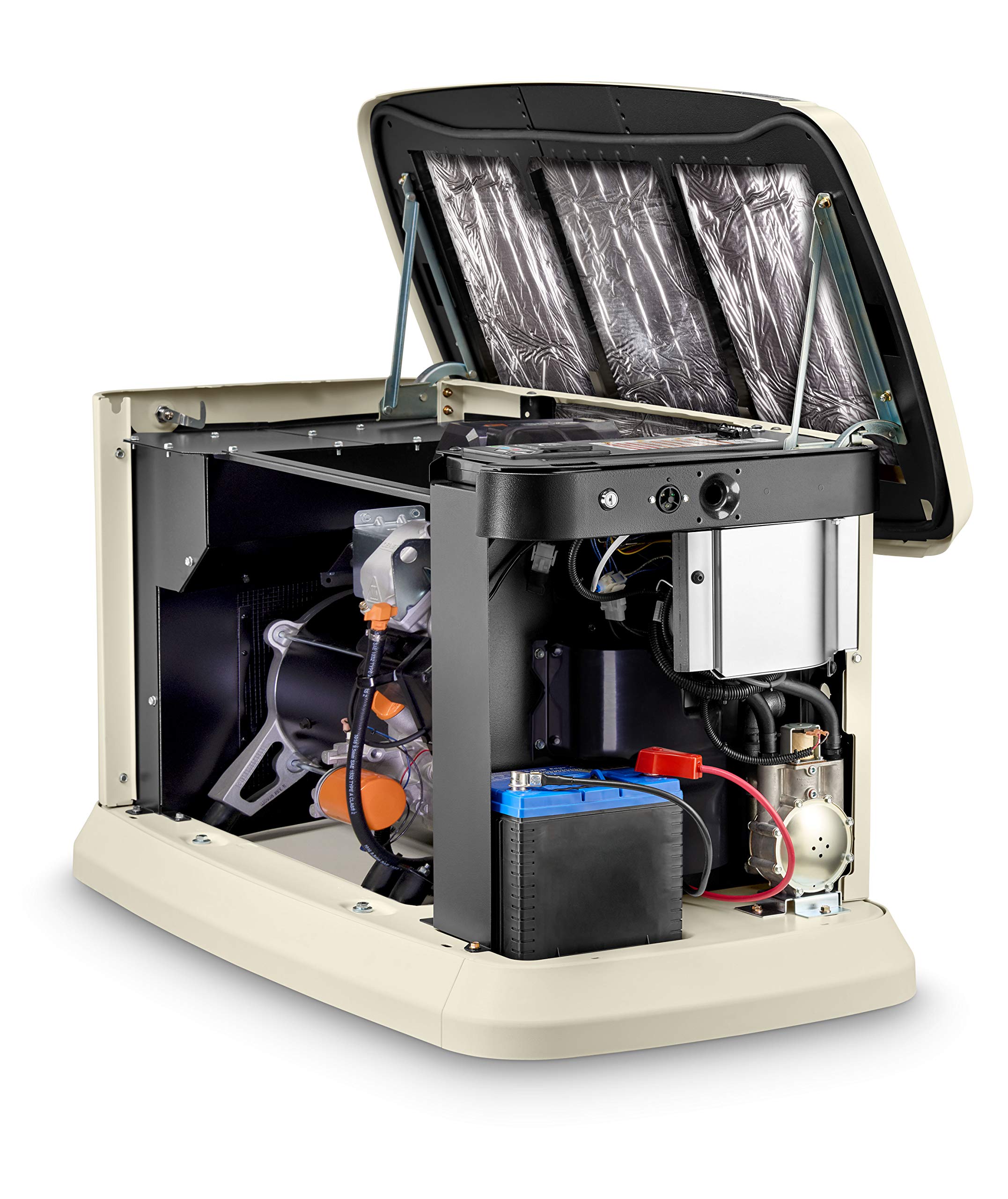 Generac 7172 10Kw Air Cooled Guardian Series Home Standby Generator With 100 Amp Transfer Switch   Comprehensive Protection   Sm