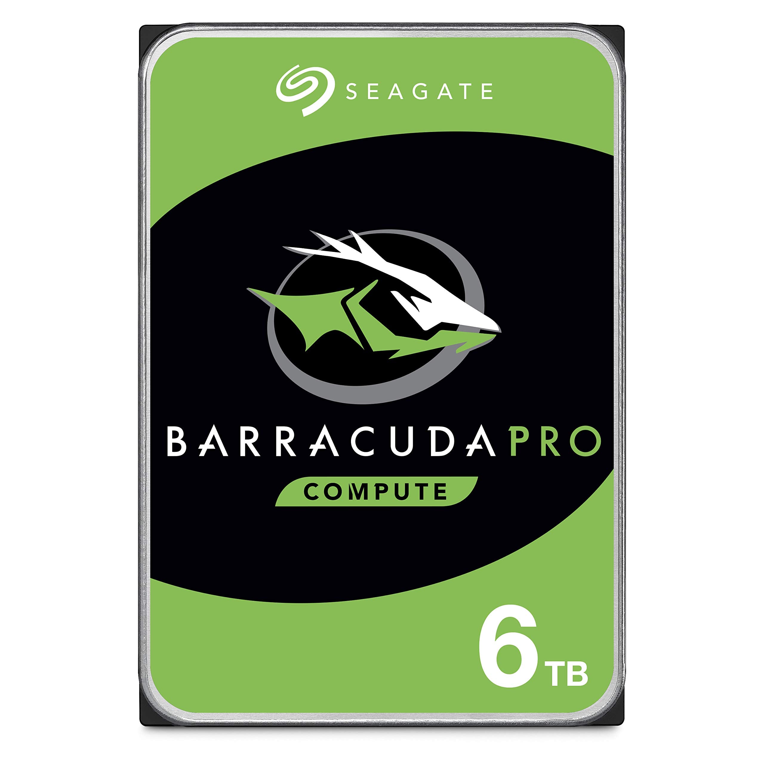 Seagate BarraCuda Pro 6TB Internal Hard Drive Performance HDD - 3.5 Inch SATA 6 Gb/s 7200 RPM 256MB Cache for Computer Desktop P