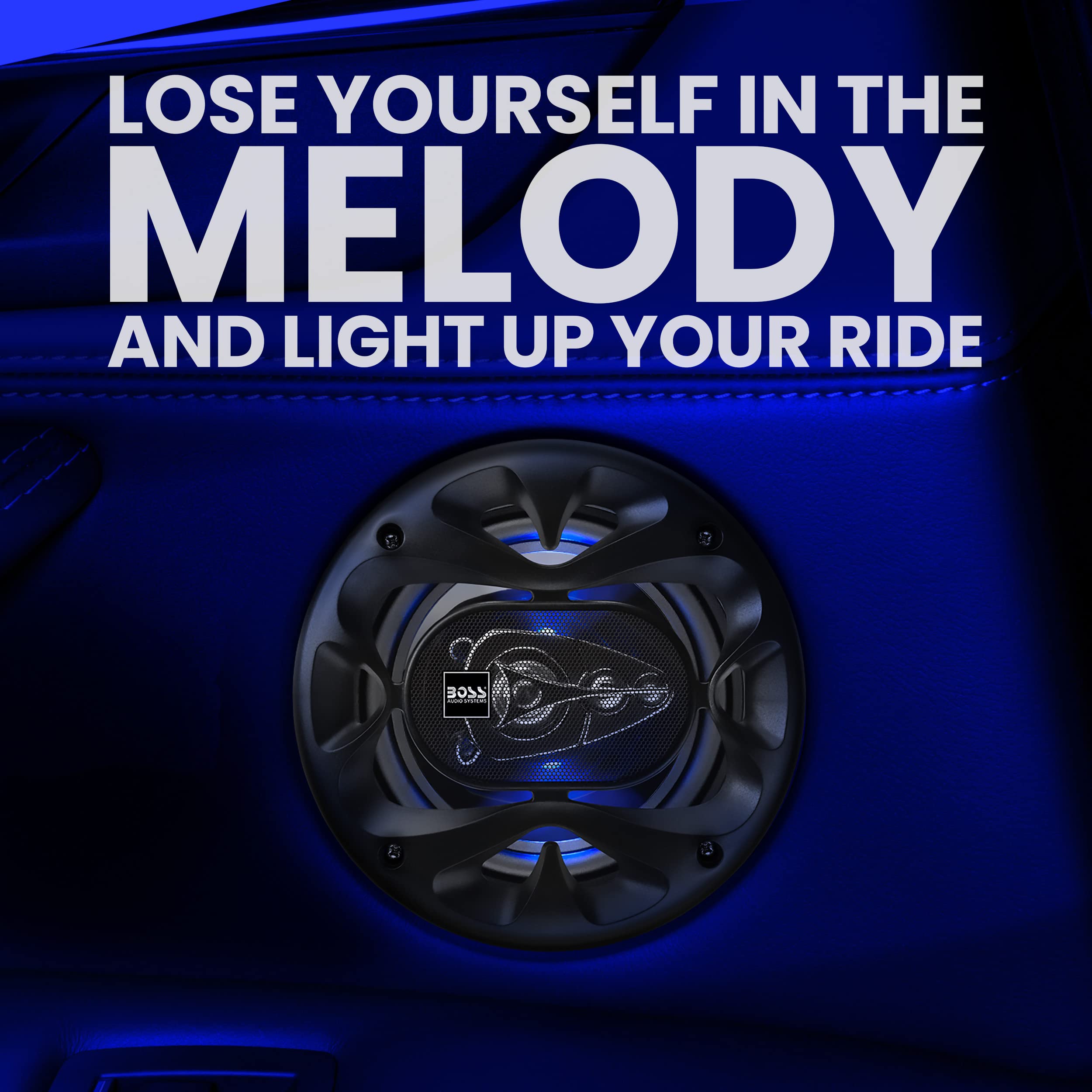 Boss Audio Systems Be524 Rage Series 5.25 Inch Car Door Speakers   225 Watts (Pair), 4 Way, Full Range, Coaxial, Tweeters, Sold