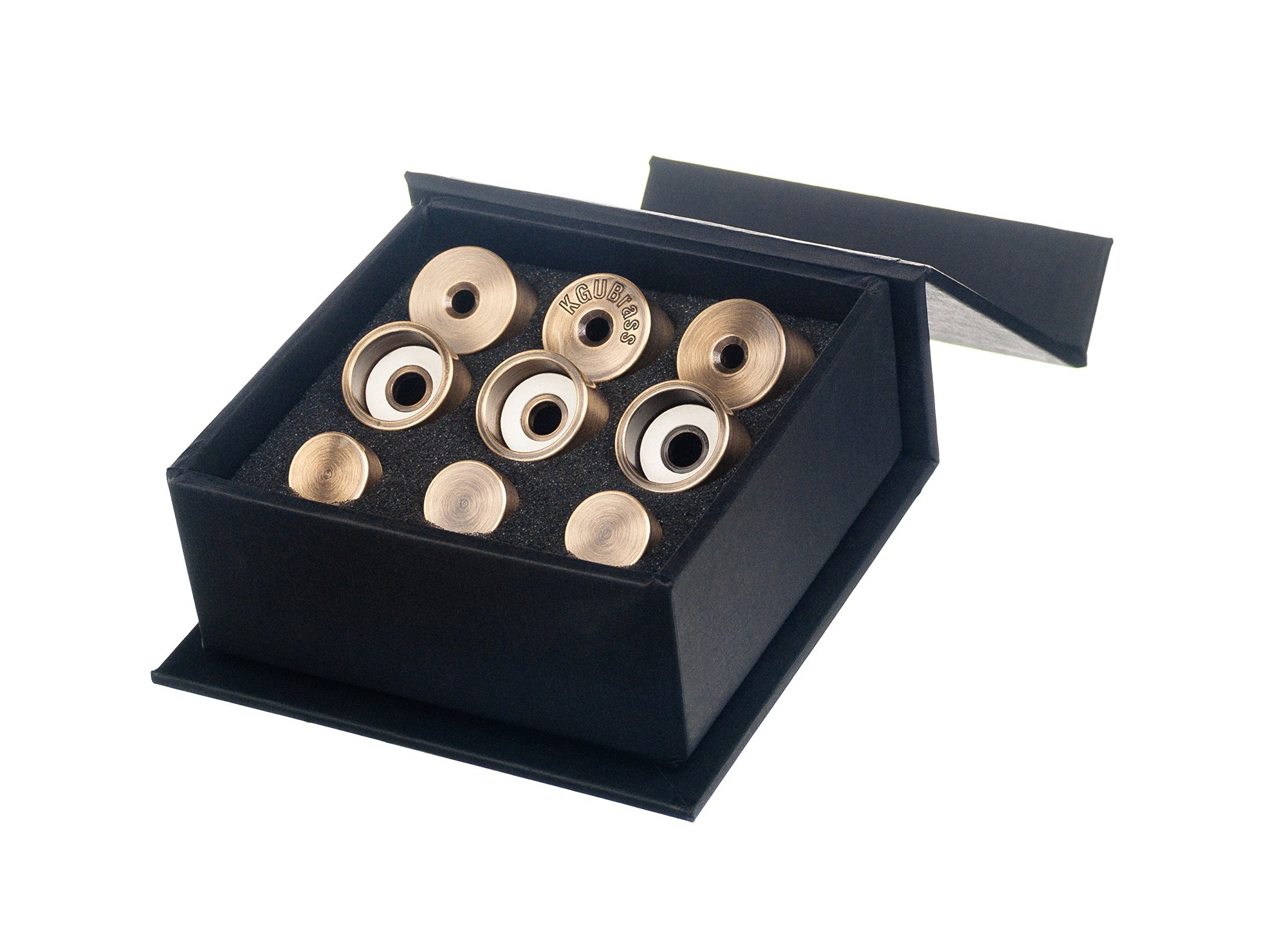 Trumpet Trim Kit For Improving The Sound. For All Bach Stradivarius Trumpet. Custom Made Kgubrass (Heavy, Antique Bronze Lacquer