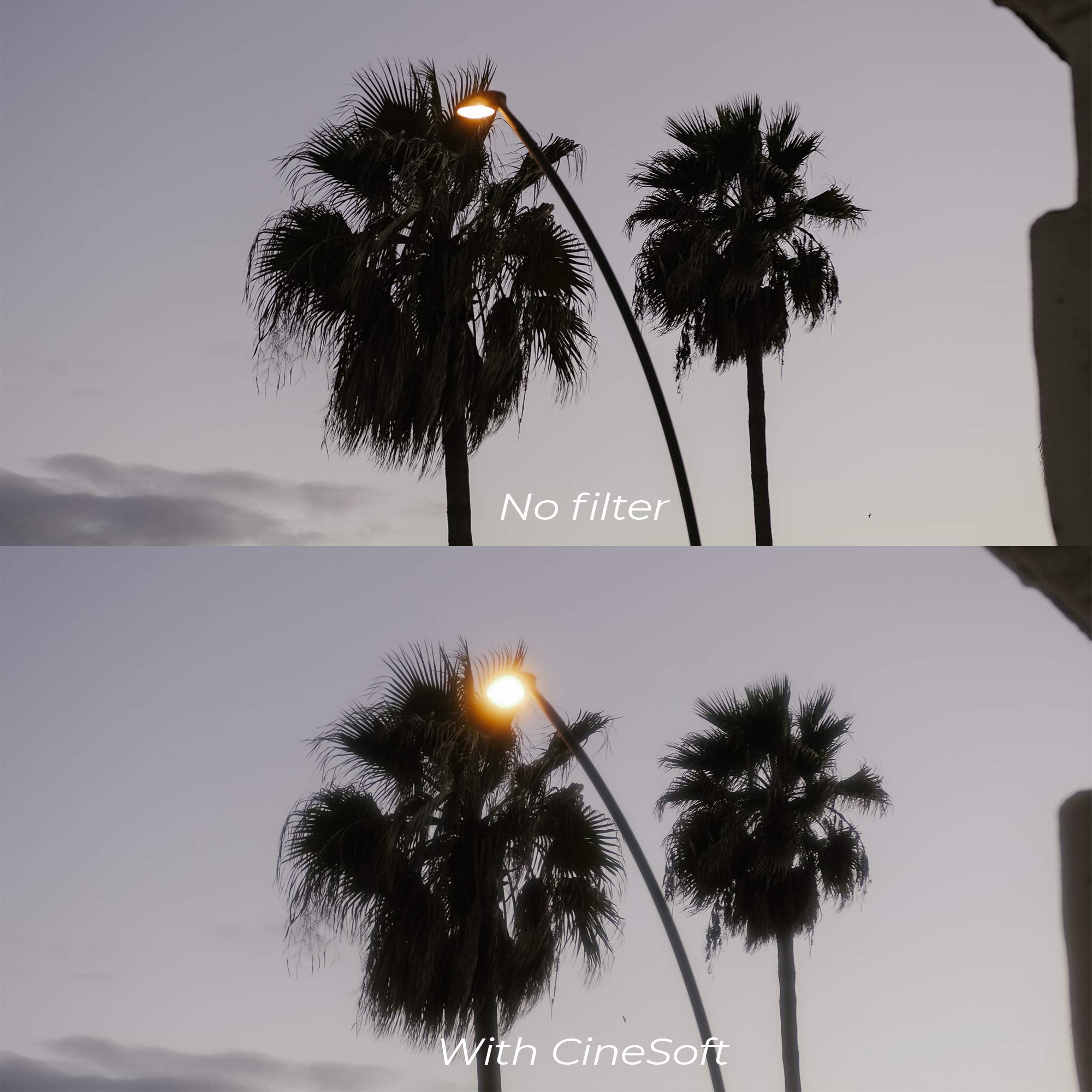 Tide Optics Cinesoft 1/4 Lens Filter Diffusion Mist Pro Dream Effect (58Mm)