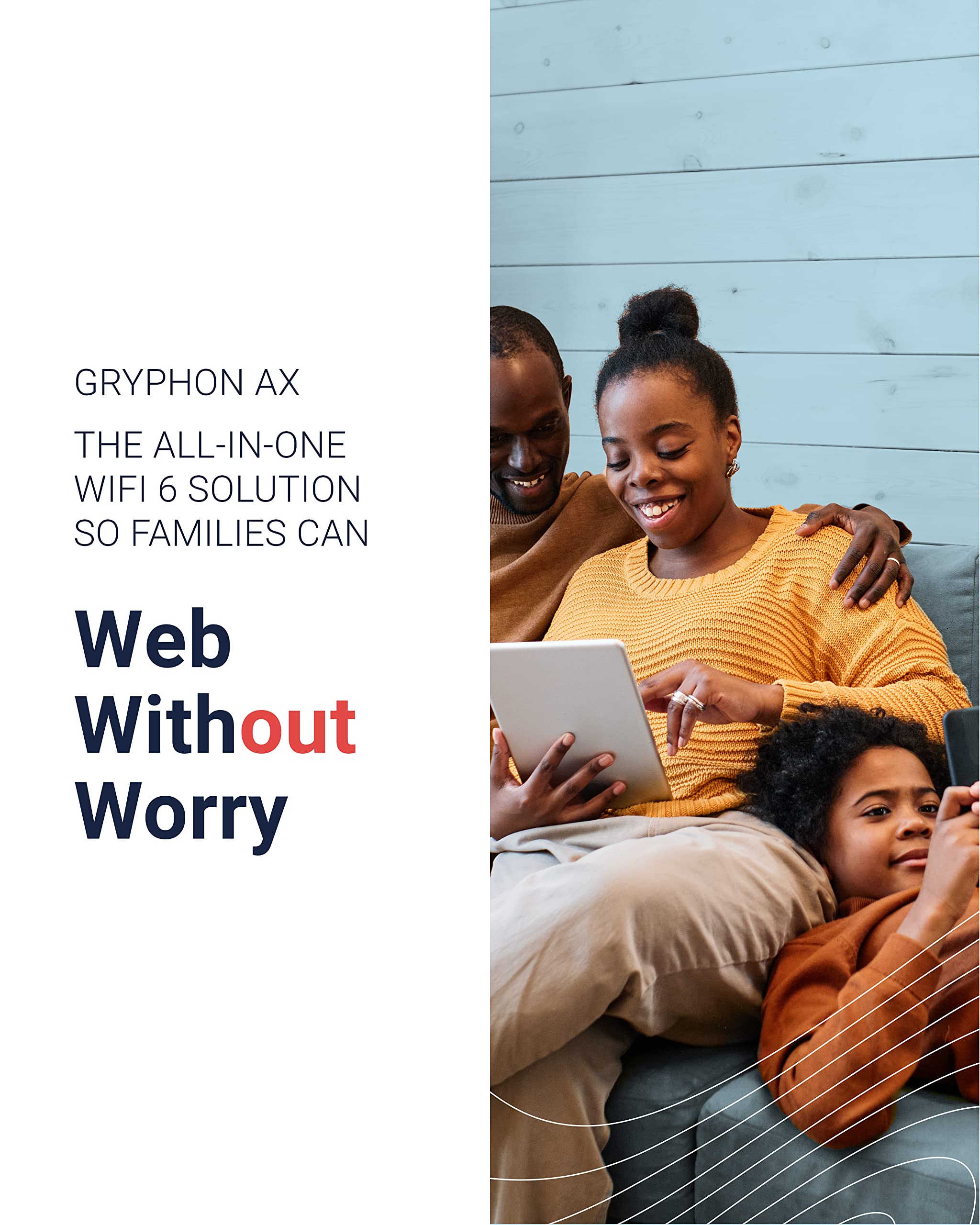 Gryphon Ax   Ultra Fast Mesh Wifi 6 Parental Control Router 2 Pack   Advanced Content Filters And Next Gen Firewall   4.3 Gbps A