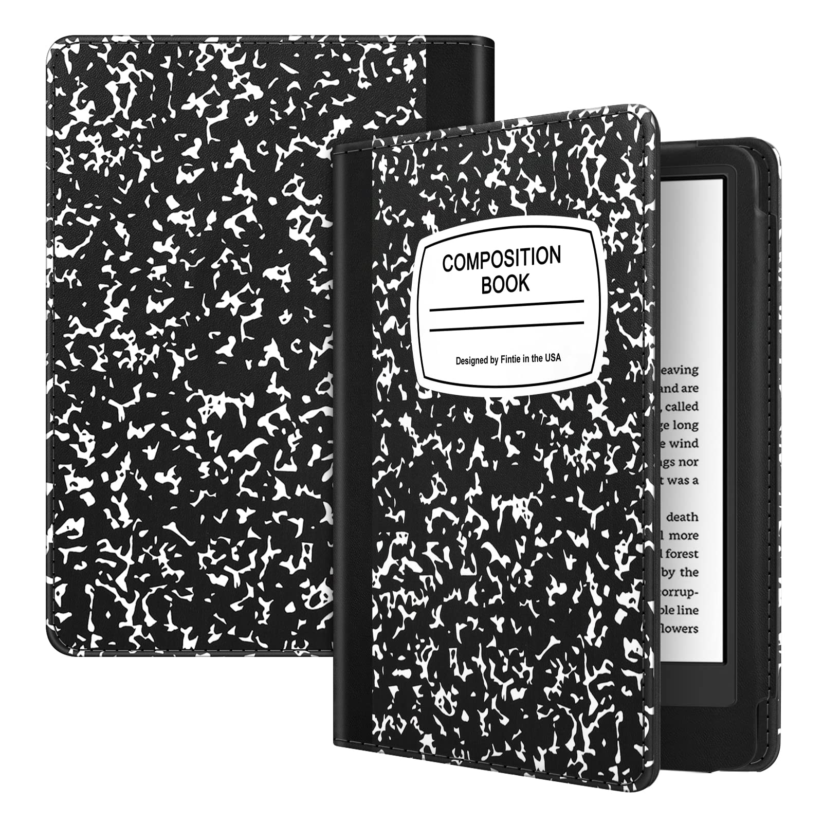 Fintie Folio Case For 6'' All New Kindle (2022 Release)   Book Style Pu Leather Shockproof Cover With Auto Sleep/Wake For Kindle
