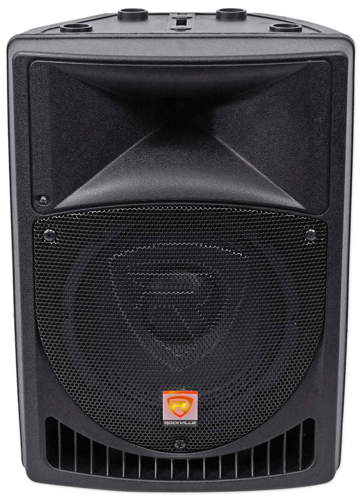 Rockville Pair Power Gig Rpg8 8'' Powered Active 800 Watt 2  Way Dj Pa Speakers