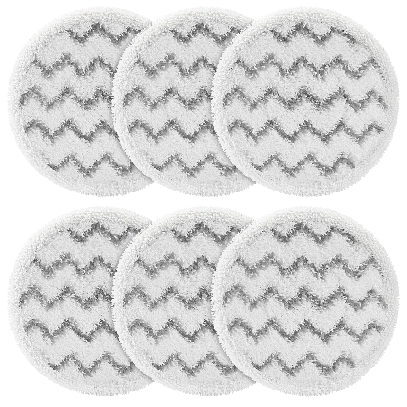 6 Pack 3897A Rotating Steam Mop Pads Replacement For Bissell Spinwave Smartsteam Scrubbing Steam Mop 3897A Only?Not For Other Mo