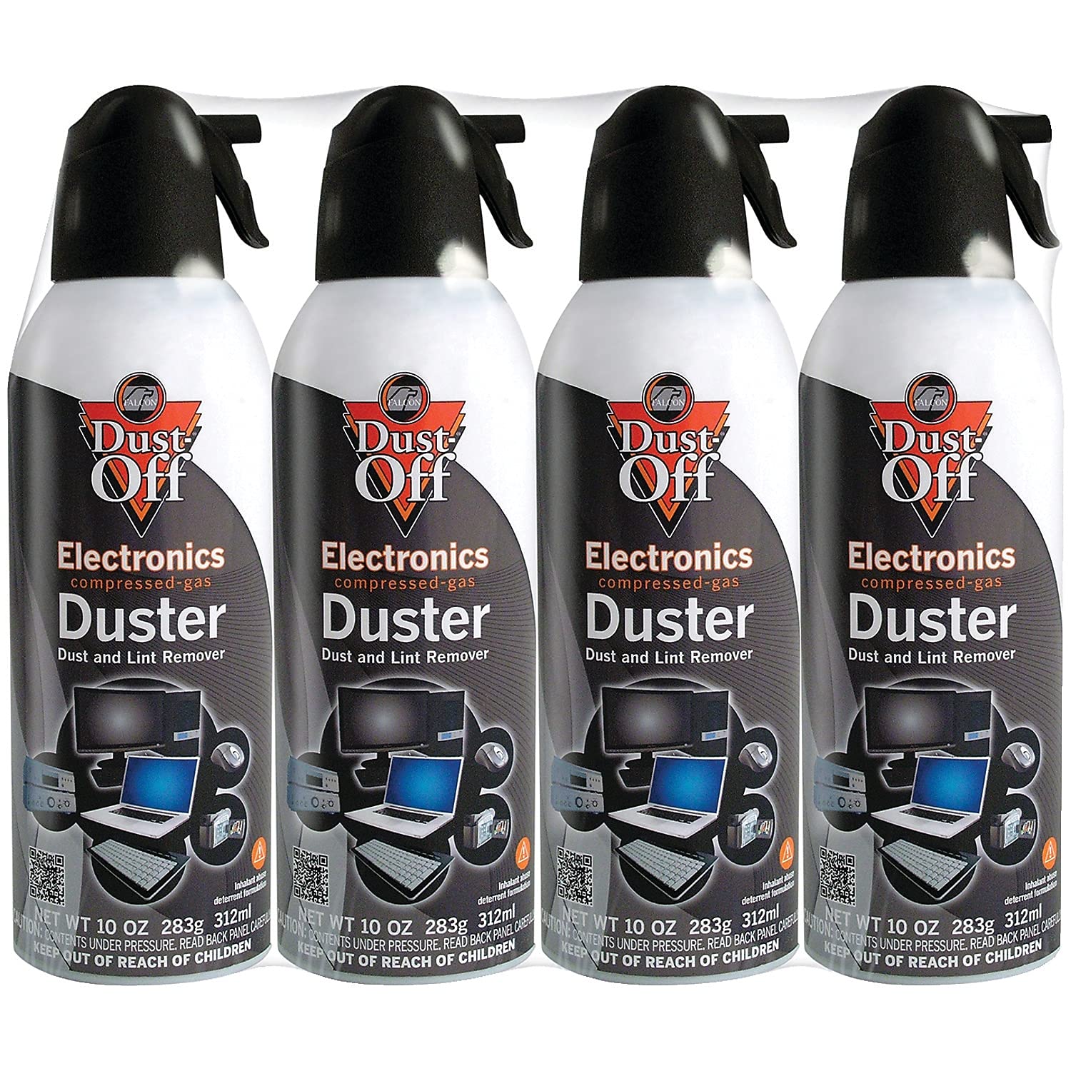 Dustoff Dpsxl4A 10Oz Electronics Dusters, 4 Pk