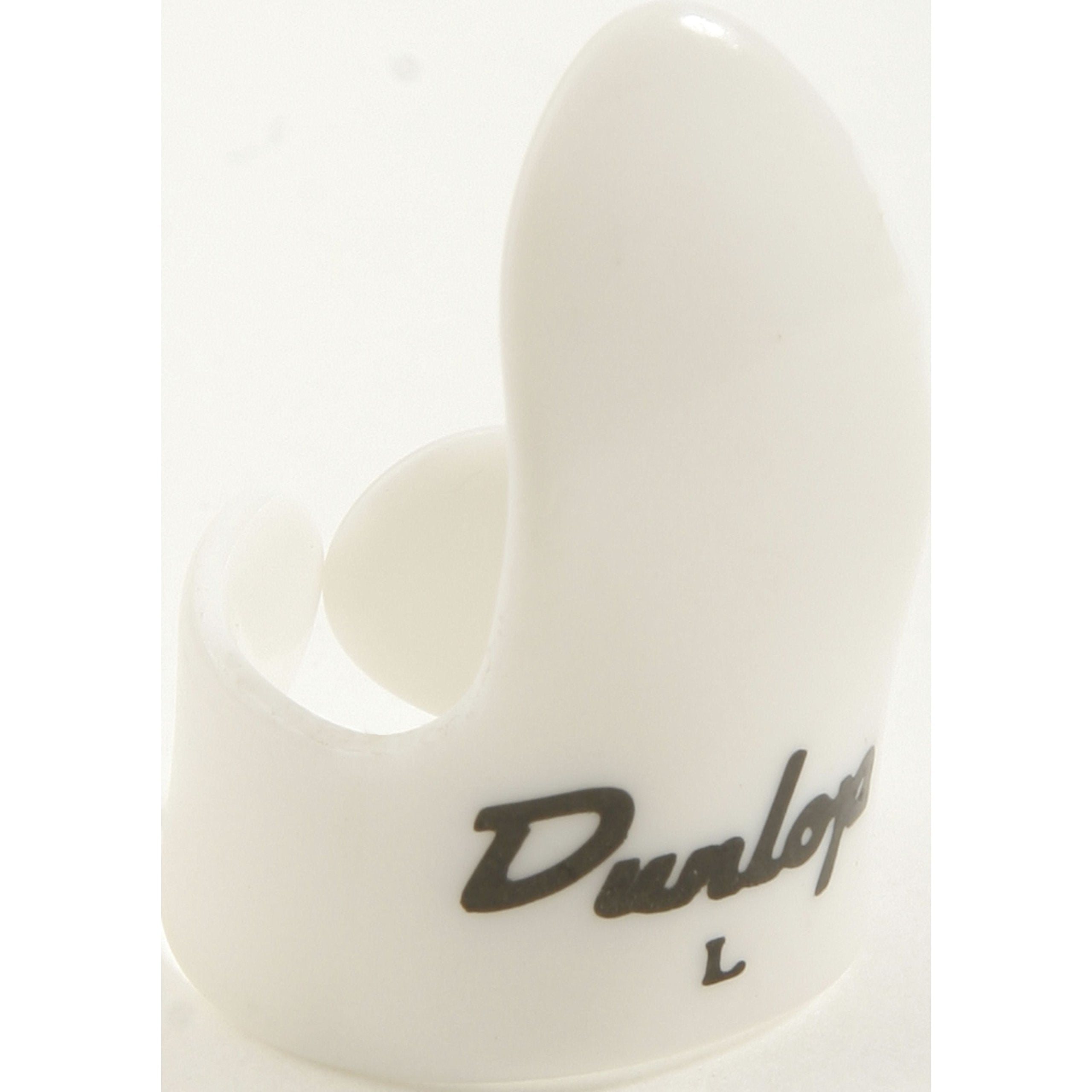 Dunlop 9021R White Plastic Fingerpicks, Large, 12/Bag