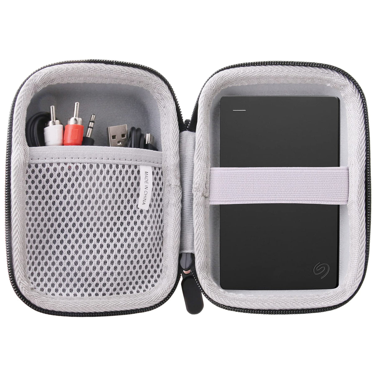 Jinmei Hard Eva Dedicated Case For Seagate Game Drive External Hard Drive Portable Hdd Case. (Black)