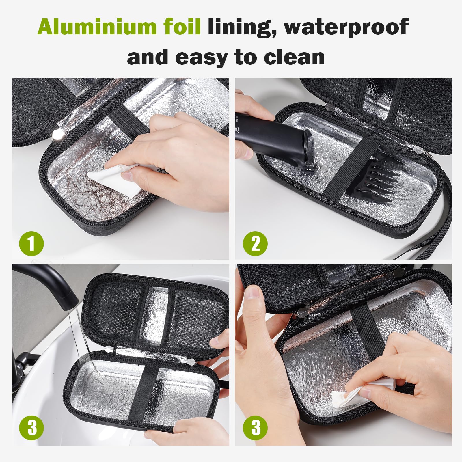 Procase Hard Case For Meridian Trimmer And Shaver, Electric Groin Body Pubic Hair Trimmer Organizer, Travel Carrying Bag For Ele