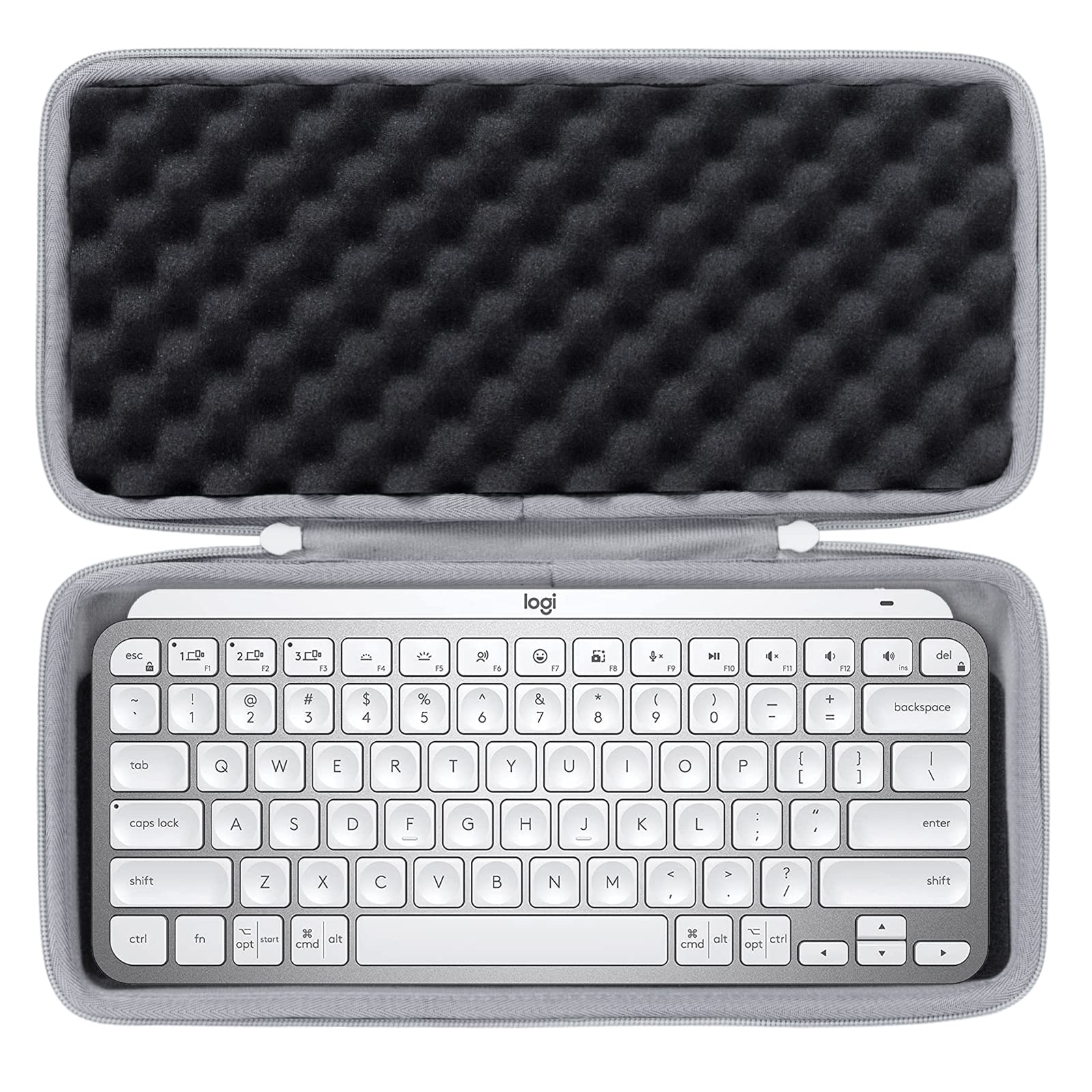 Co2Crea Hard Case Replacement For Mx Keys Mini Advanced Wireless Illuminated Keyboard (Case For Mx Keys Mini Keyboard, Pale Grey