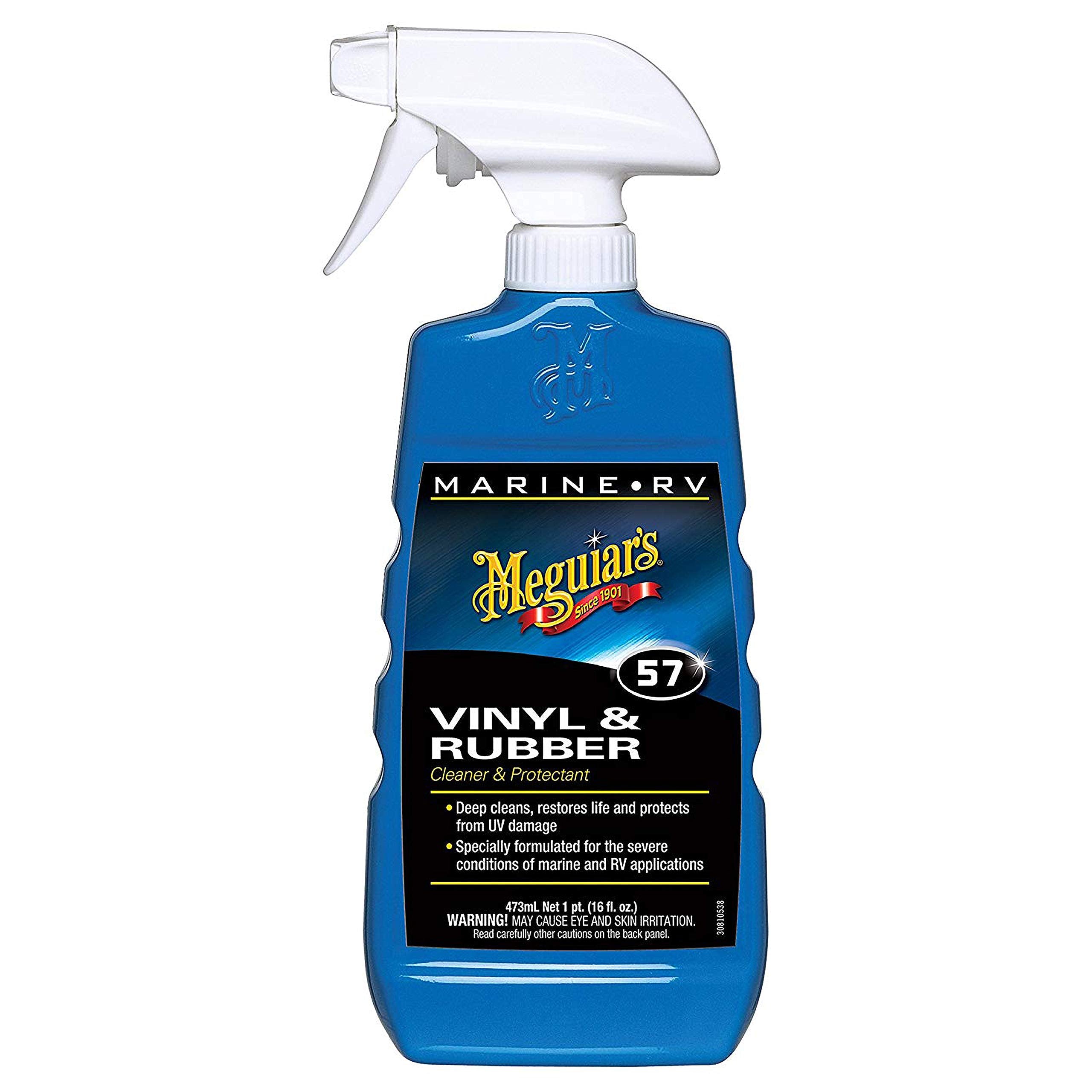 Meguiar'S M5716Sp Marine/Rv Vinyl & Rubber Cleaner & Protectant - 16 Oz Spray Bottle (Packaging May Vary),WBAUVB0000AY4YJ