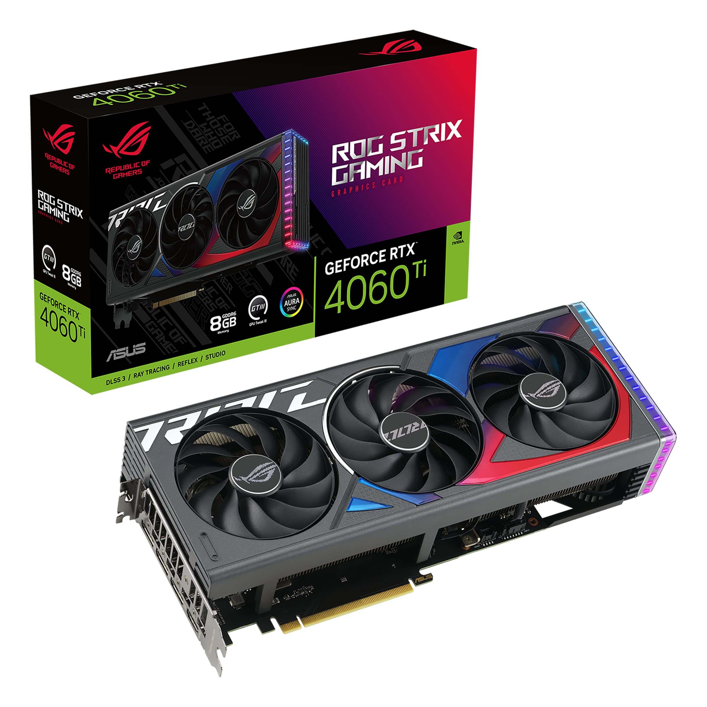 ASUS VCX STRIXRTX4060TI8GGAMING GeForce RTX 4060TI 8GB Retail