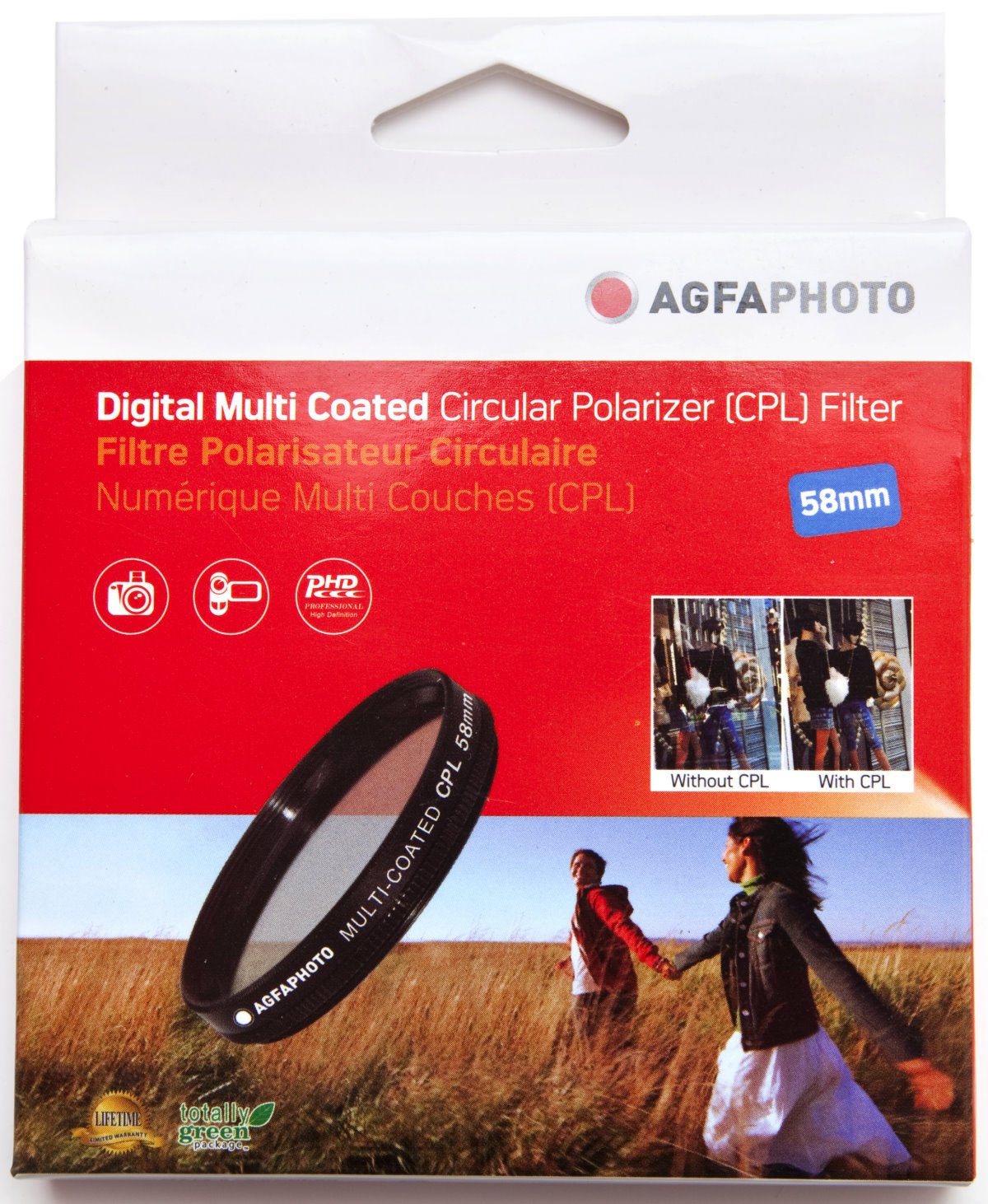 Agfa 58Mm Multi Coated Circular Polarizing (Cpl) Filter