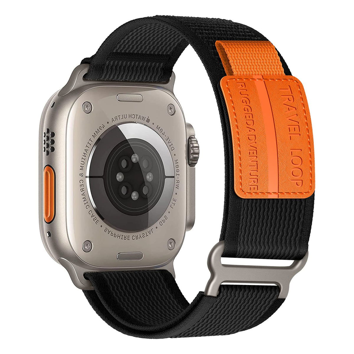 Almnvo Trail Loop For Apple Watch Ultra/2 Band 49Mm 45Mm 44Mm 42Mm 41Mm 40Mm 38Mm Iwatch Bands For Men Women,Rugged Nylon Strap 