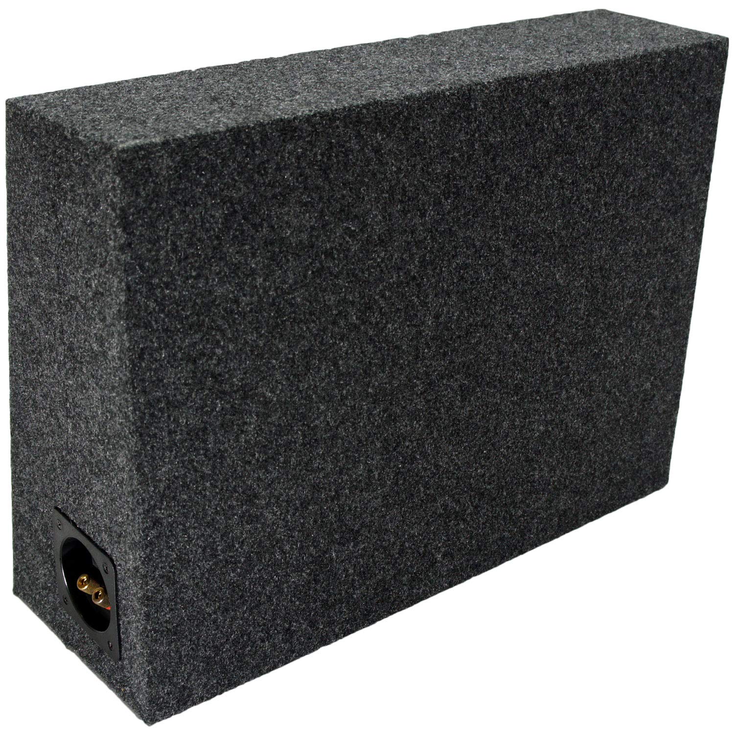 American Sound Connection Single 12'' Subwoofer Regular Standard Cab Truck Sub Box Enclosure 5/8'' Mdf