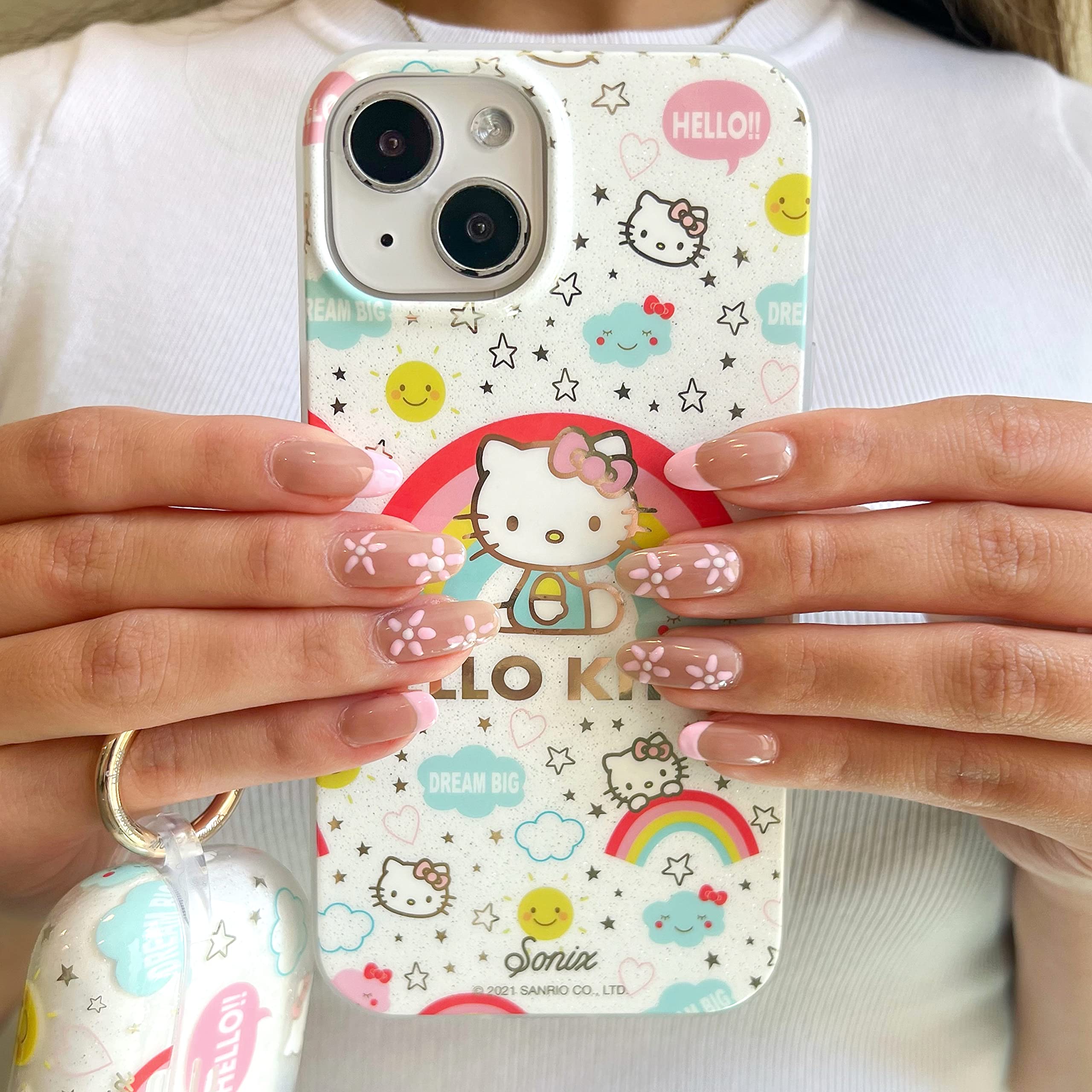 Sonix X Sanrio Case For Iphone 14 Plus | Compatible With Magsafe | 10Ft Drop Tested | Cosmic Hello Kitty