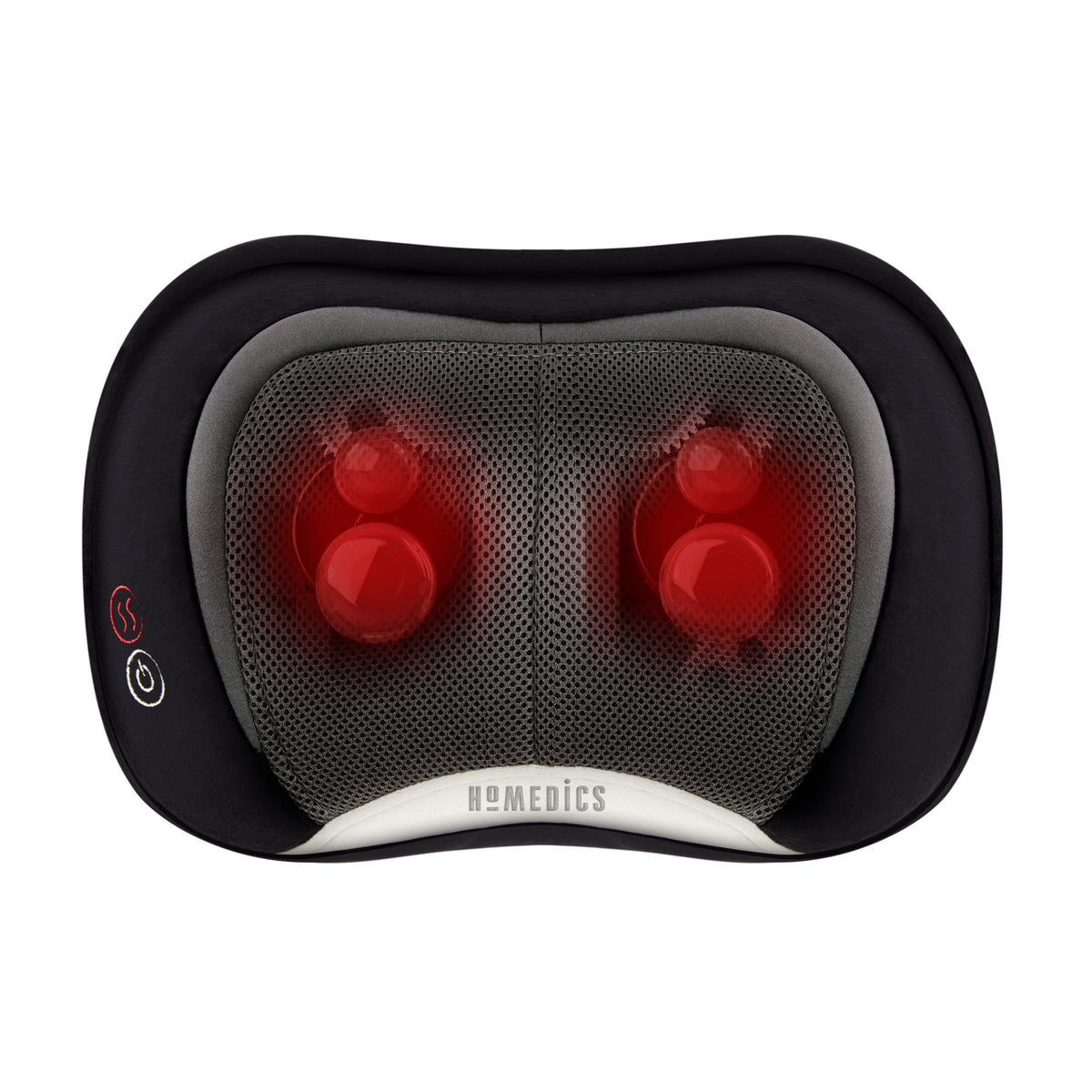 Homedics Back And Neck Massager, Portable Shiatsu All Body Massage Pillow With Heat, Targets Upper And Lower Back, Neck And Shou