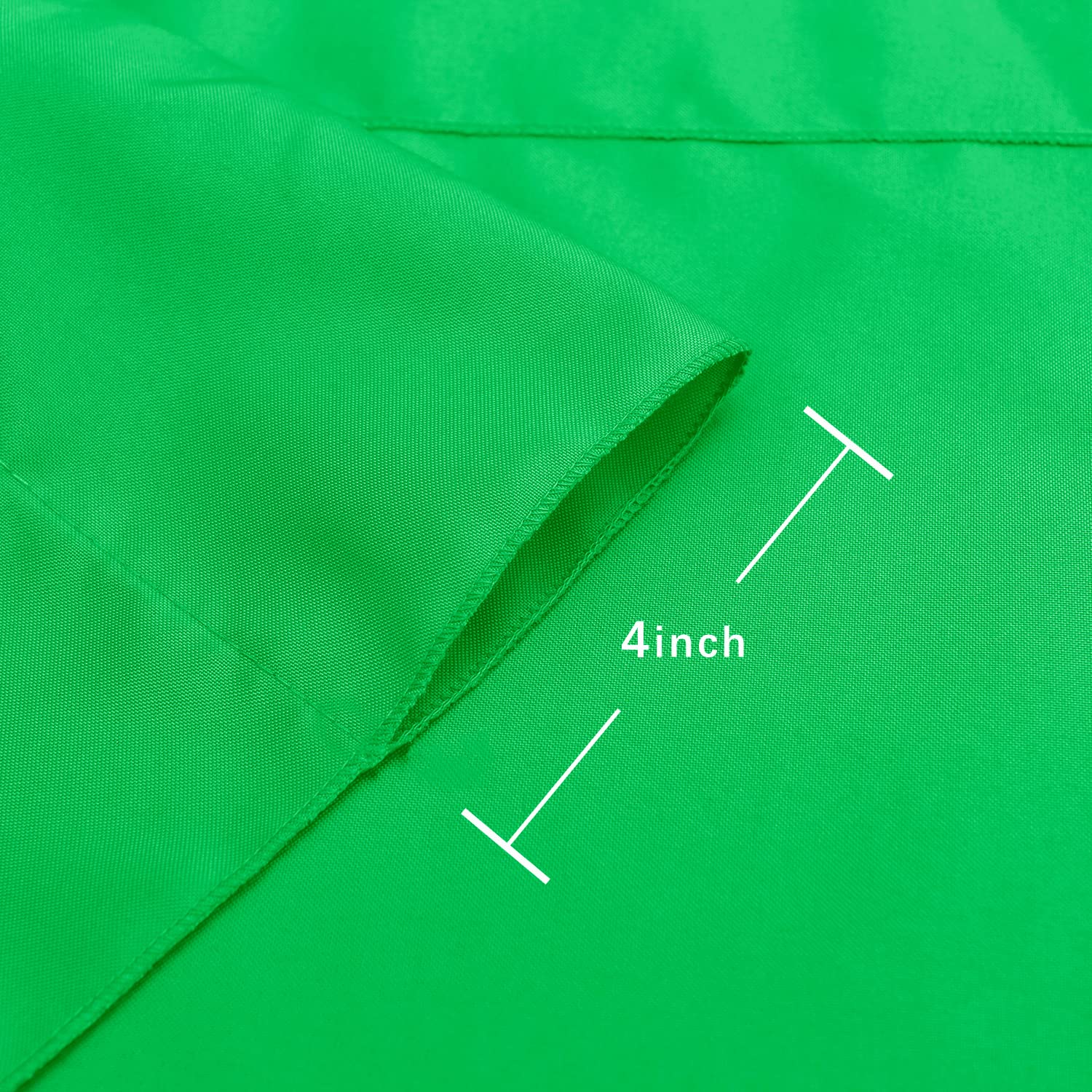 Hiasan Green Screen Backdrop Curtains For Parties, Polyester Photography Backdrop Drapes For Family Gatherings, Wedding Decorati