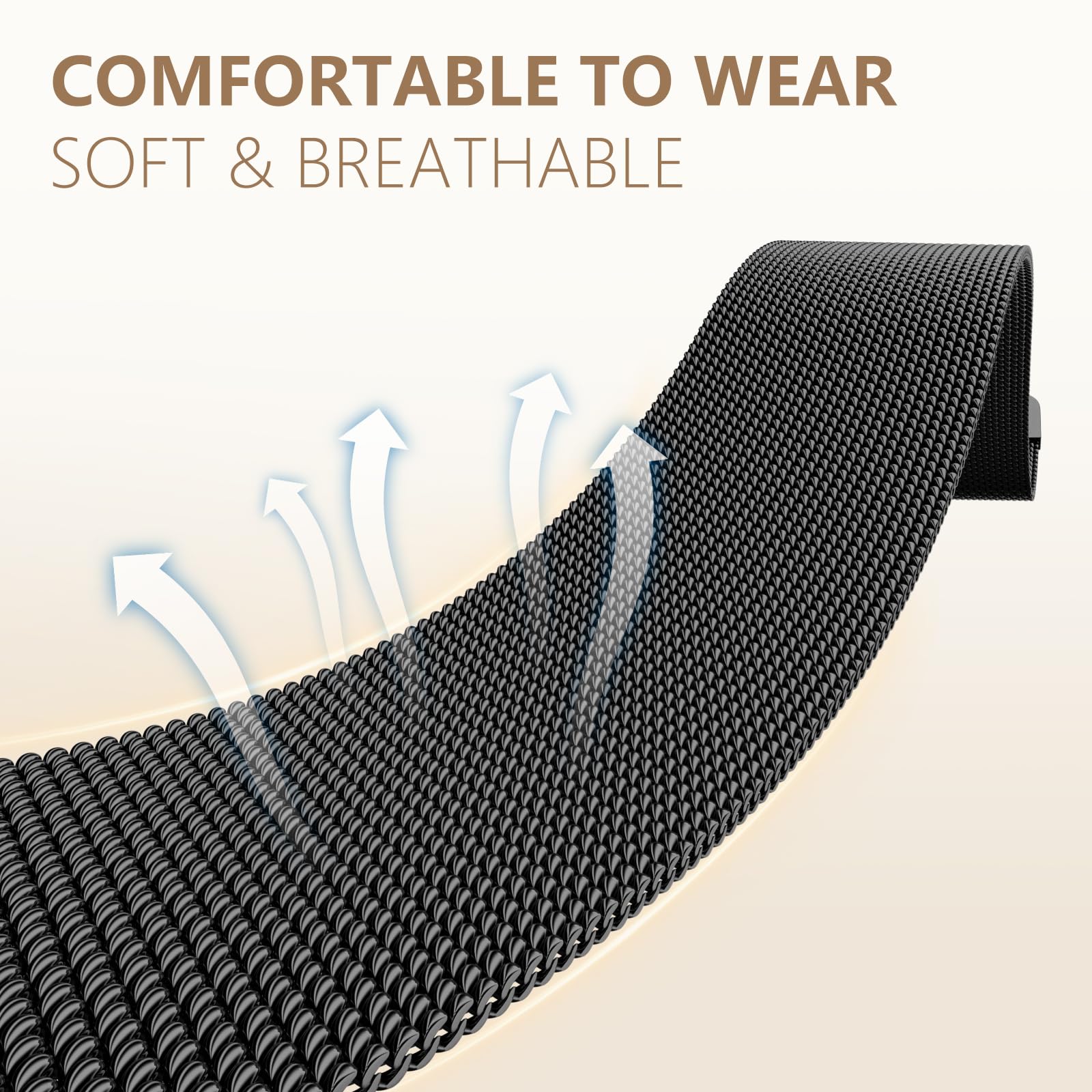 Dirrelo Metal Band Compatible With Apple Watch Bands 44Mm 41Mm 40Mm 38Mm 42Mm 44Mm 45Mm 49Mm Men Women, Mesh Magnetic Clasp Stai