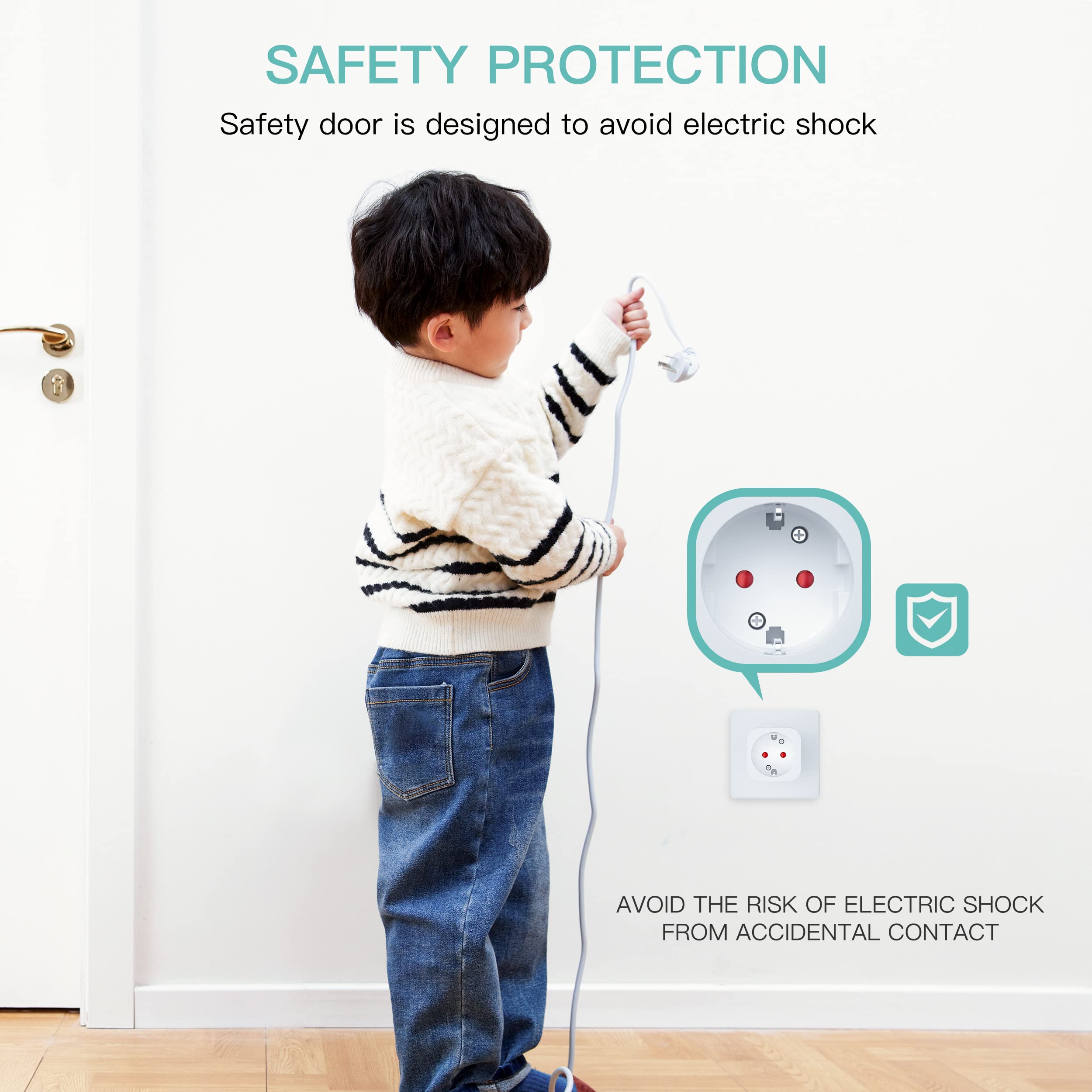 Ziissup European To Usa Plug Adapter, Eu To Us Plug Adapter, Europe To Usa Travel Converter For Most Of Europe Eu Spain France T