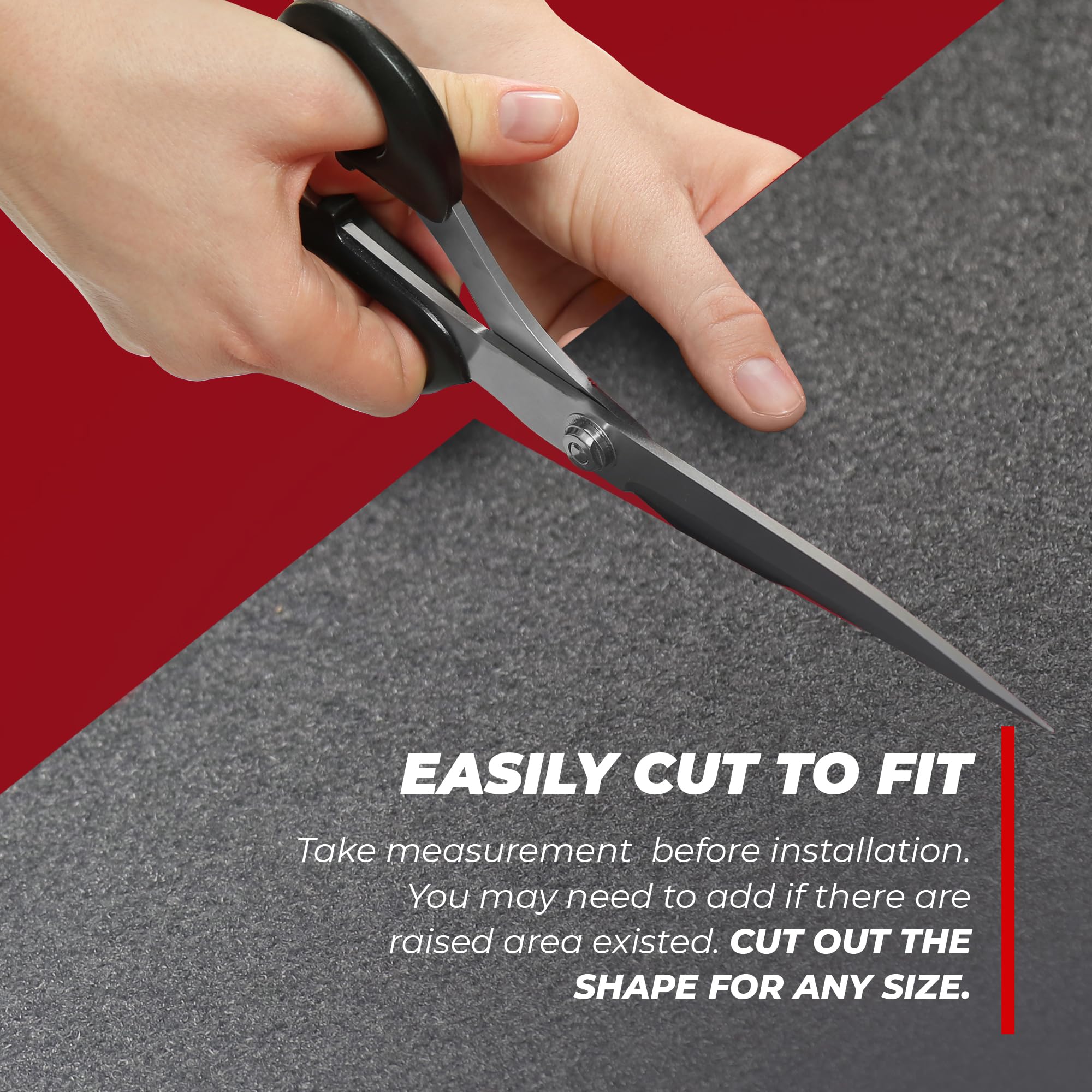 Bbox Charcoal Carpet Non Woven Febric | Length: 72 Inch (6 Ft.), Width: 43 Inch (3Ft 7In) | For Speaker Sub Box Carpet Home, Aut