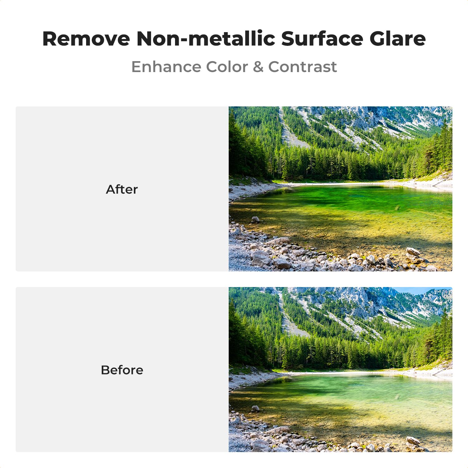 K&F Concept 52Mm Magnetic Circular Polarizer Lens Filter With Cleaning Cloth Optical Glass Ultra Slim Polarizing Cpl Lens Filter