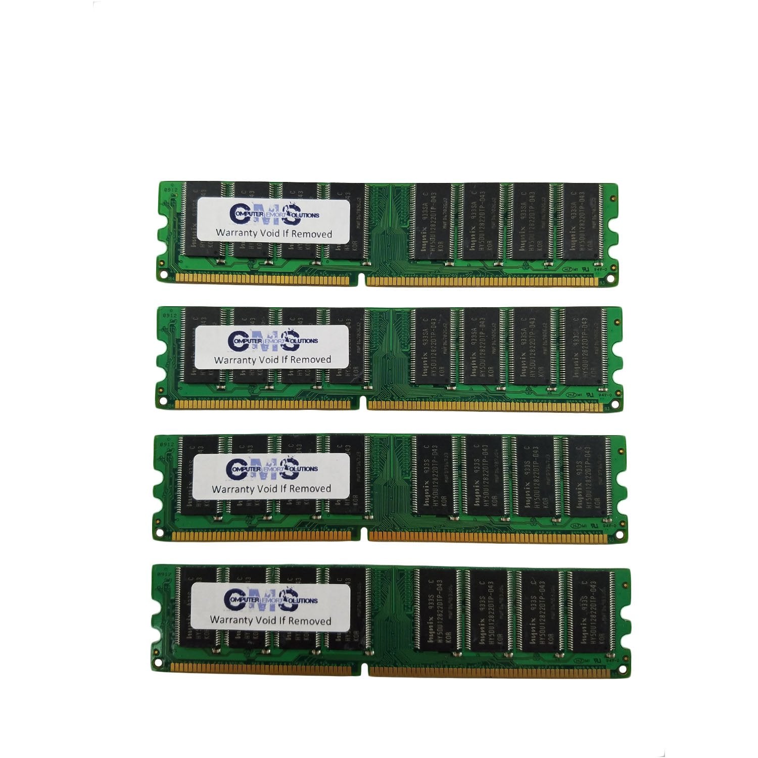 Cms 4Gb (4X1Gb) Ddr1 2100 266Mhz Ecc Registered Dimm Memory Ram Upgrade Compatible With Dell Poweredge 1600Sc For Server Only