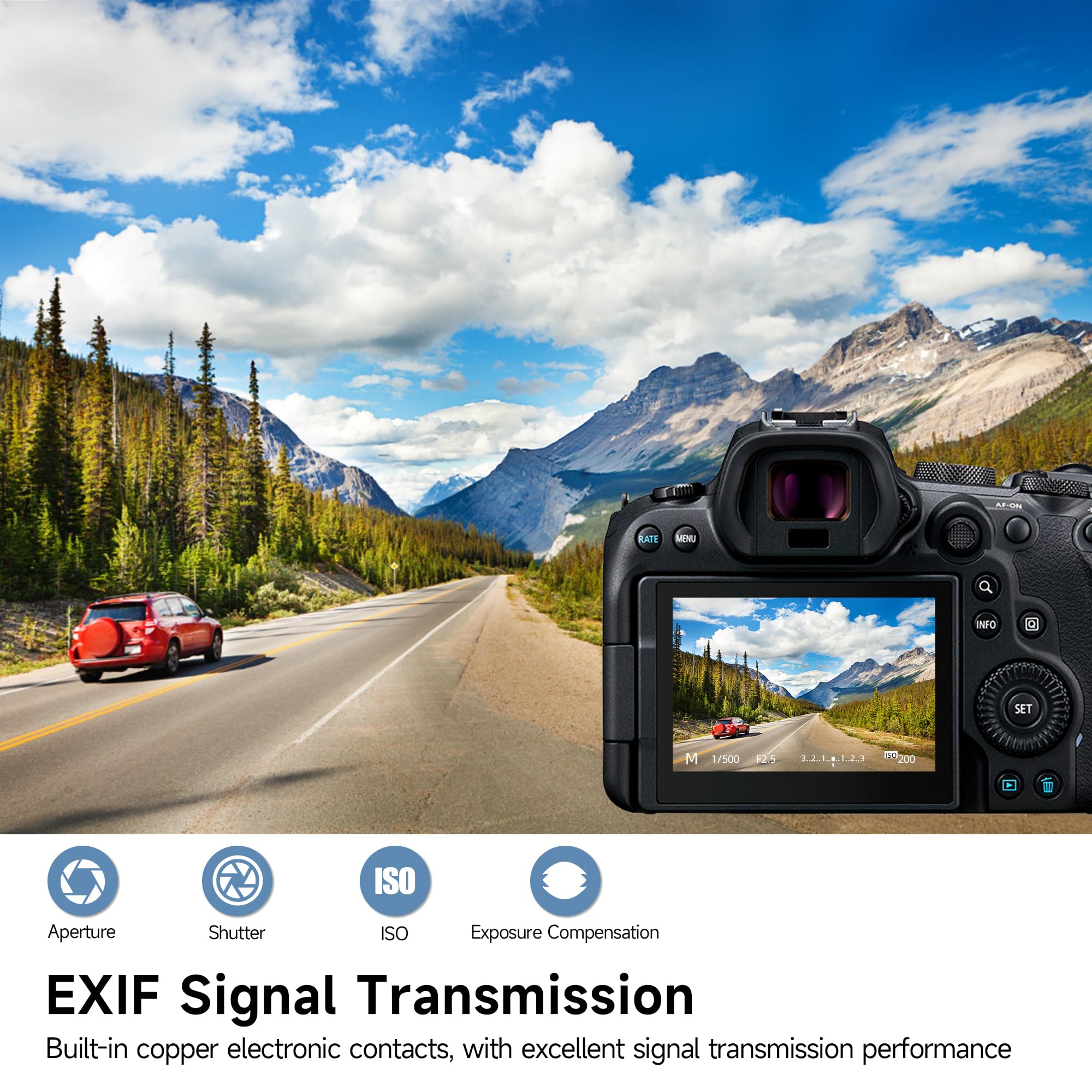 Snipiz Ef-Eos R Mount Adapter Auto-Focus Lens Mount Adapter Converter Ring Compatible With Canon Ef/Ef-S Series Lens To Eos R, R