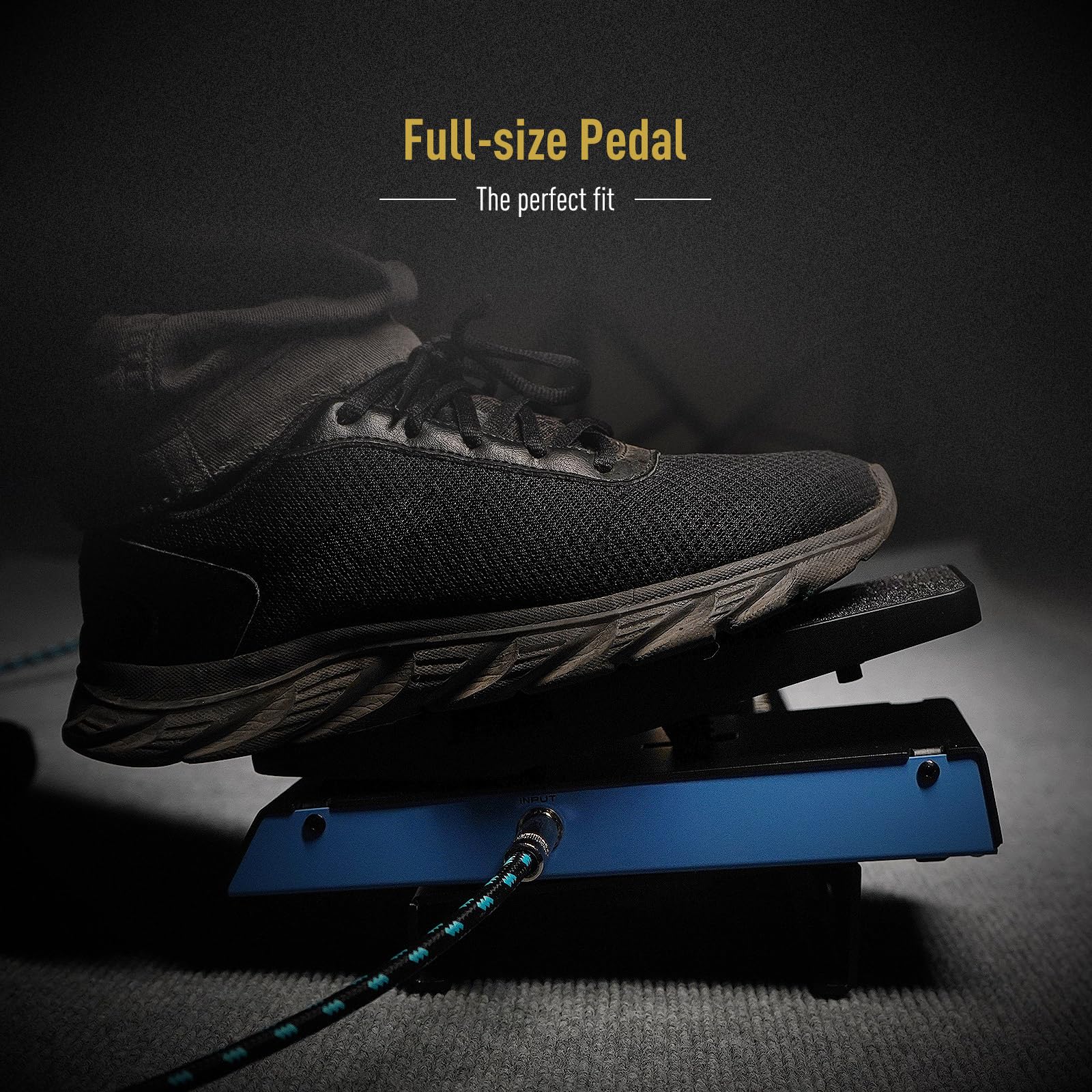 Sonicake Volume Expression Pedal, Expression Exp & Passive Volume 2 In 1 Combo Guitar Effects Pedal, Full-Size Pedal - Flipvol