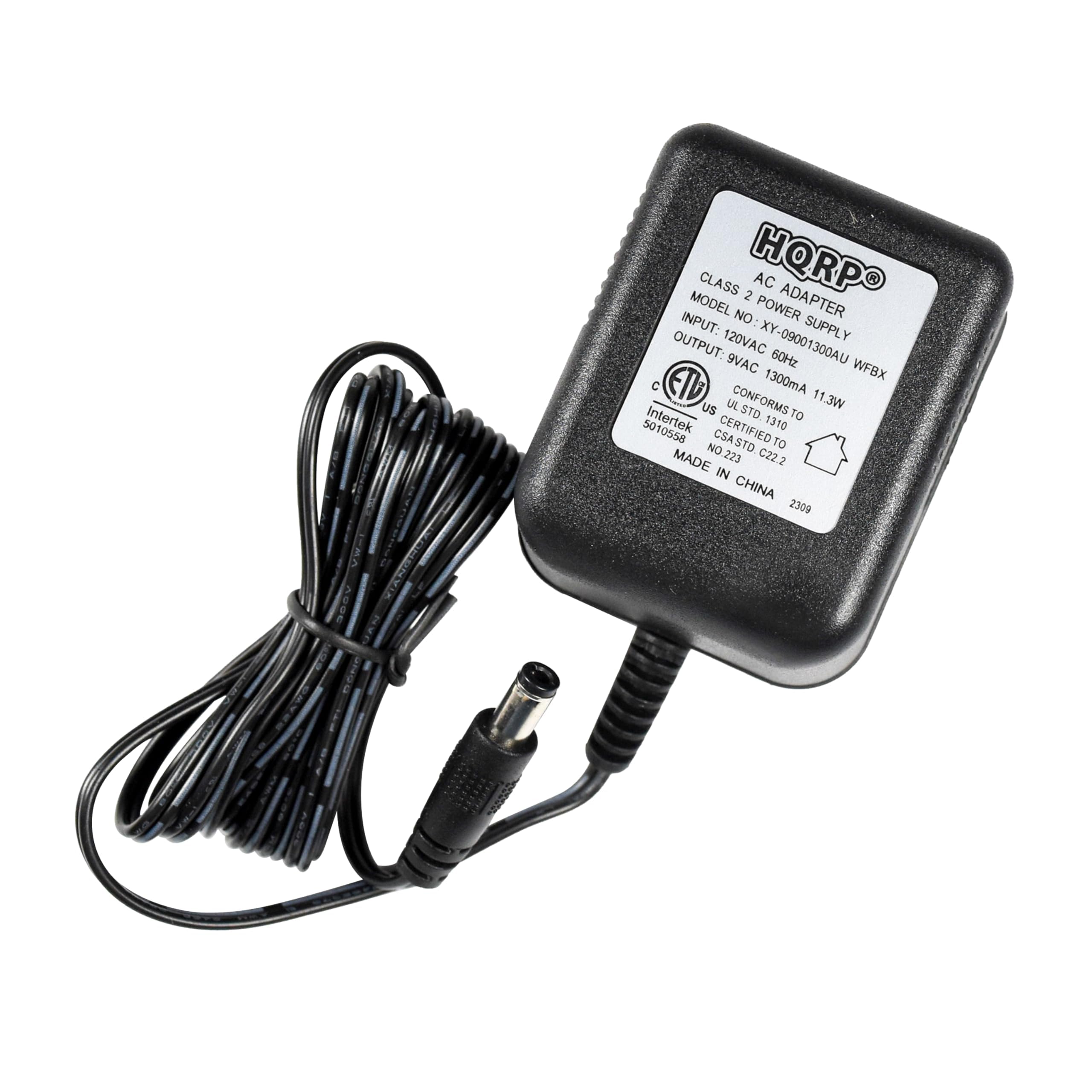 HQRP AC Adapter Compatible with DigiTech RP3 / RP200 / RP300 / S100 / S400 Guitar Multi Effects Pedals, Power Supply Cord