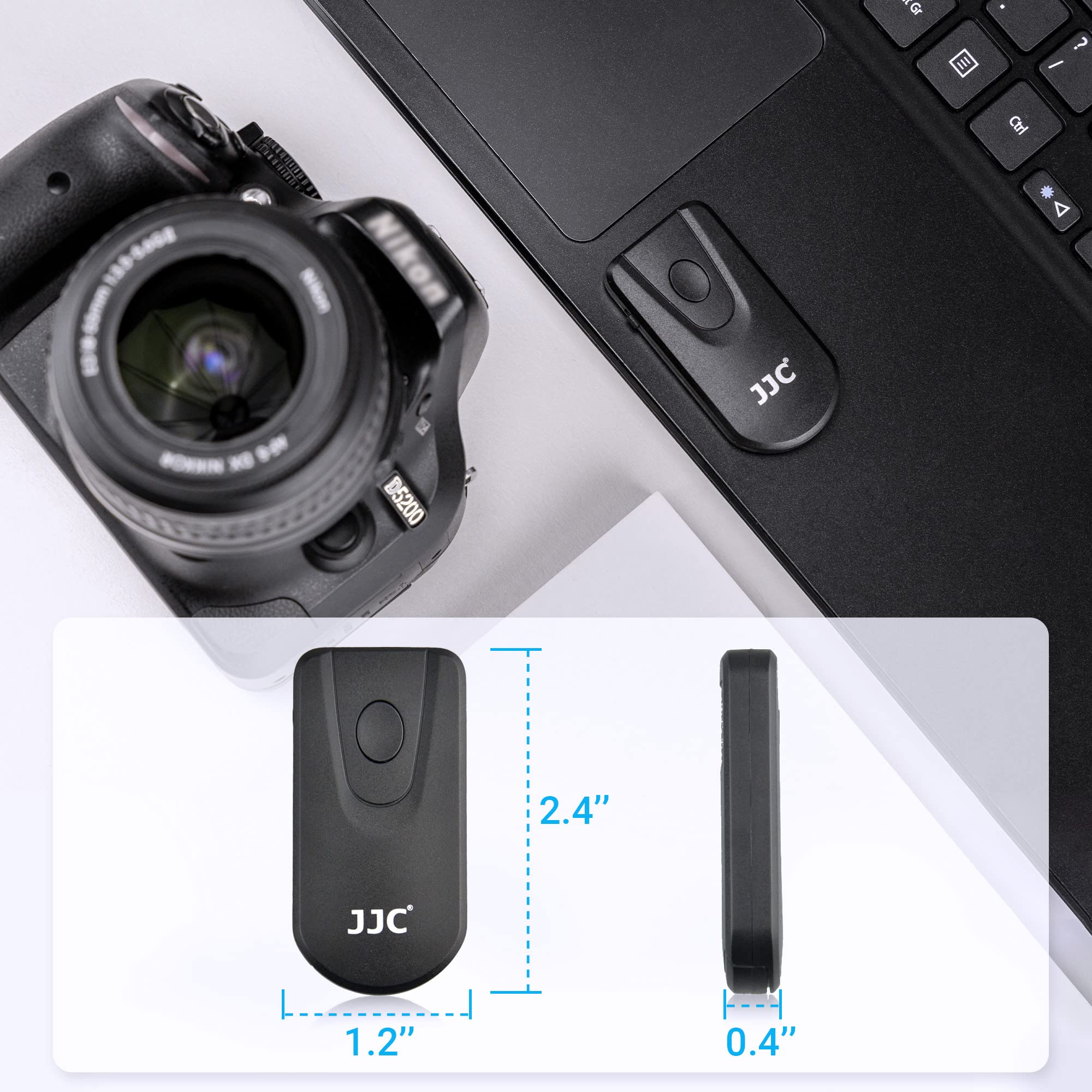 Jjc Wireless Infrared Shutter Release Remote Control Replaces Nikon Ml L3 For Nikon D750 D610 D3400 D3300 D3200 D7500 D7200 D710