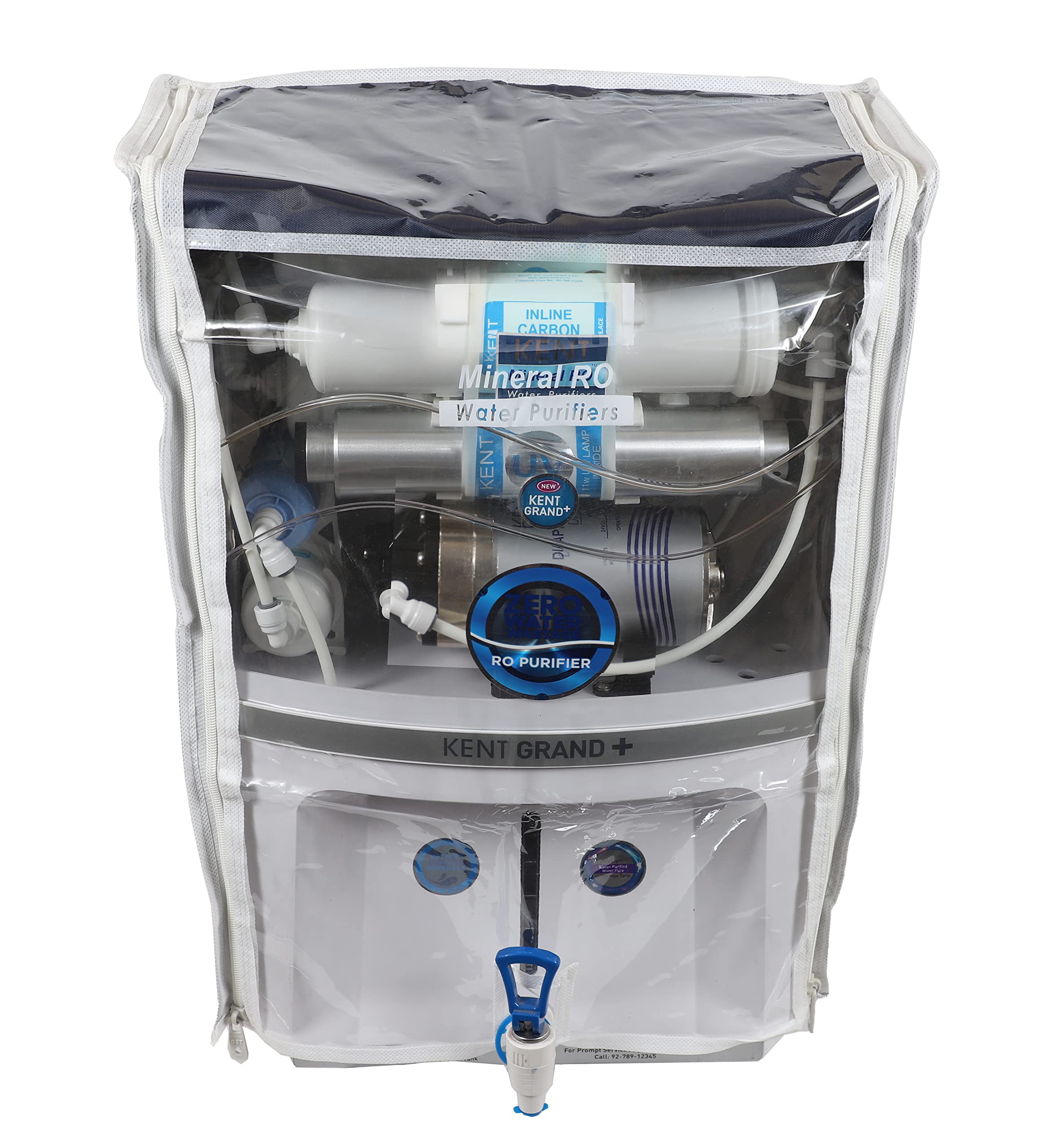 Akuabeat Body Protective Cover For Kent Grand Plus + Ro+Uv+Uf Model Water Purifier (Blue)