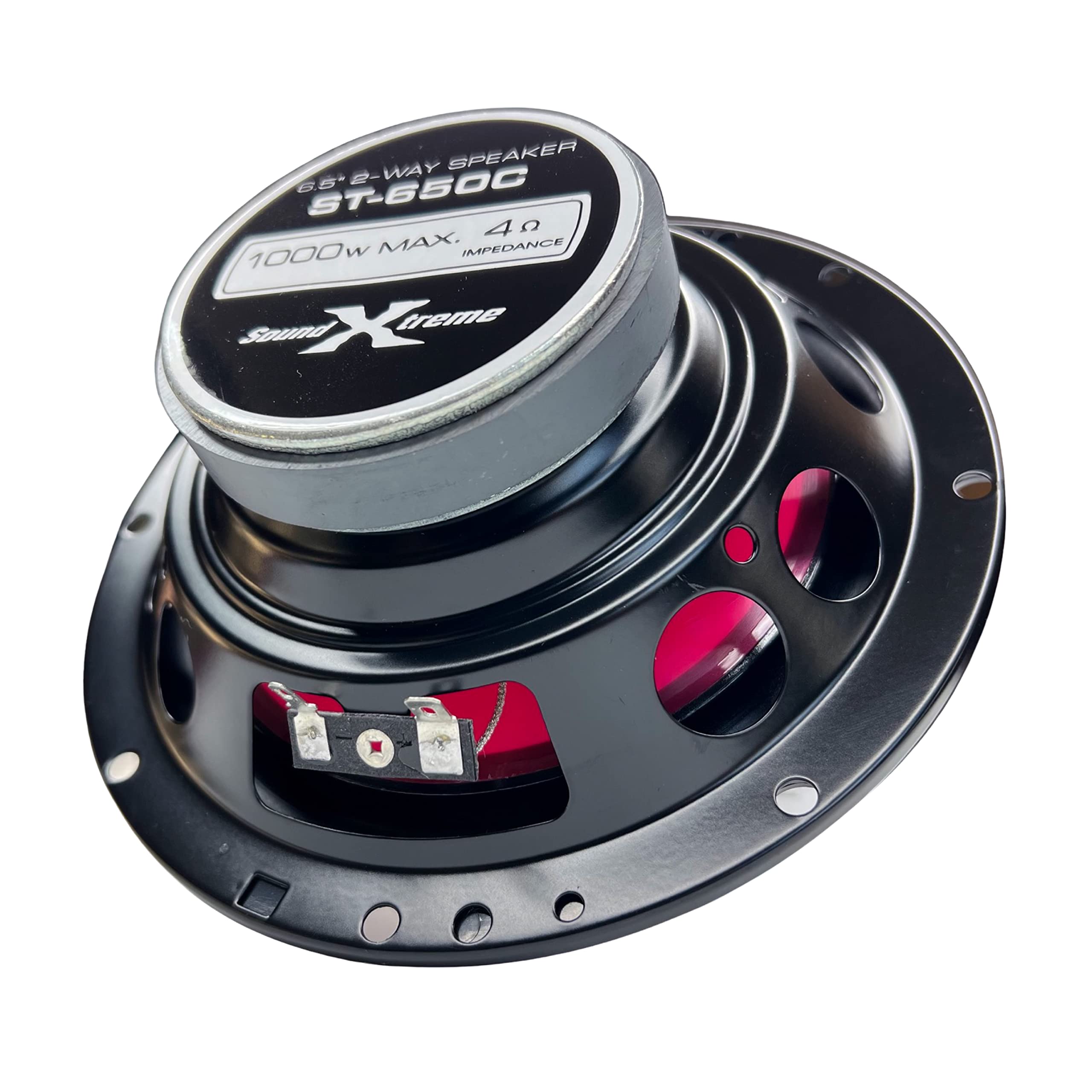 Pair   Soundxtreme 1000W 6.5 Inch 2 Way Car Audio Component Speaker System 6 1/2In Car Audio Speaker For Car, Atv, Rv, Motorcycl