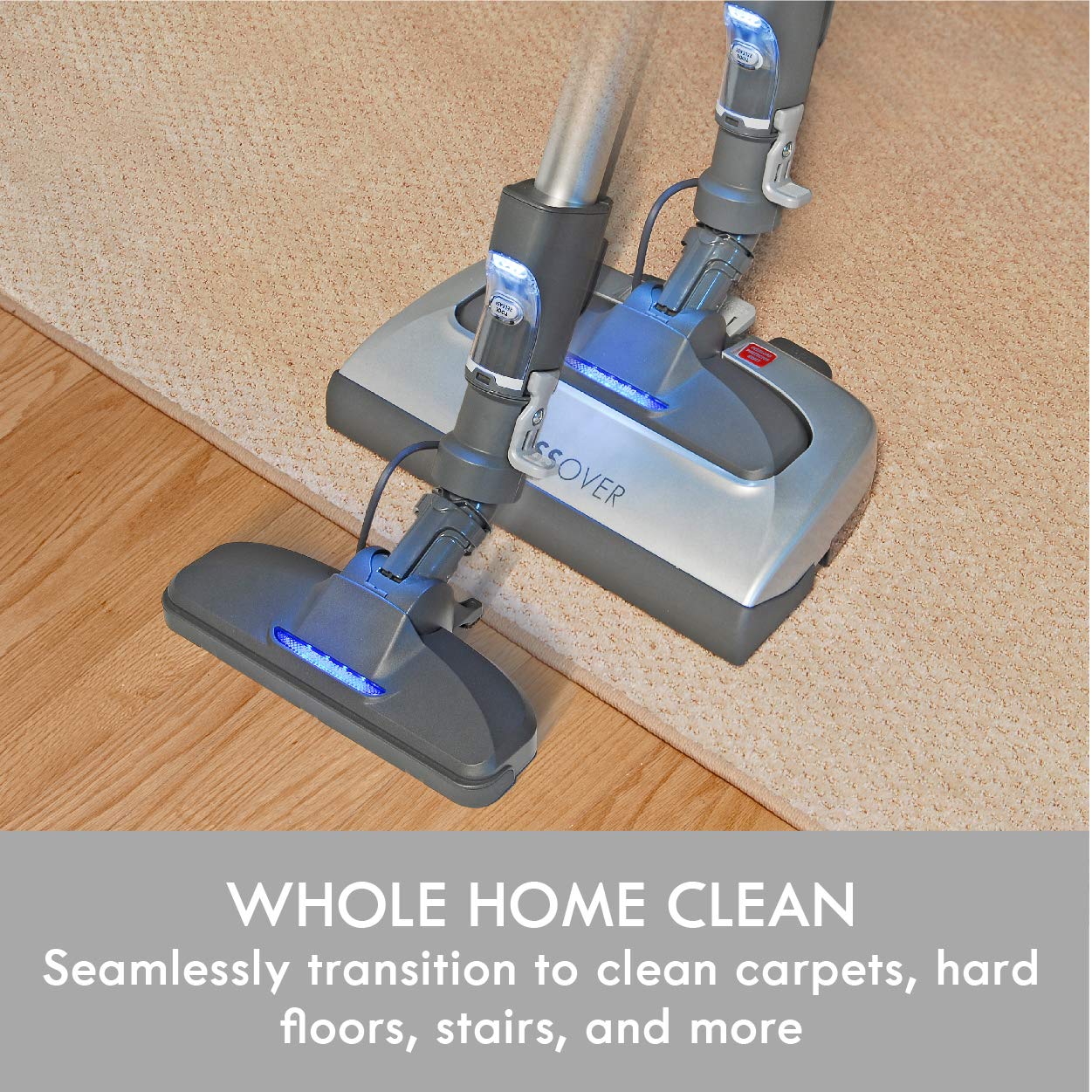 Kenmore Elite 21814 Pet Friendly Crossover Lightweight Bagged Hepa Canister Vacuum With Pet Powermate, Extended Telescoping Wand