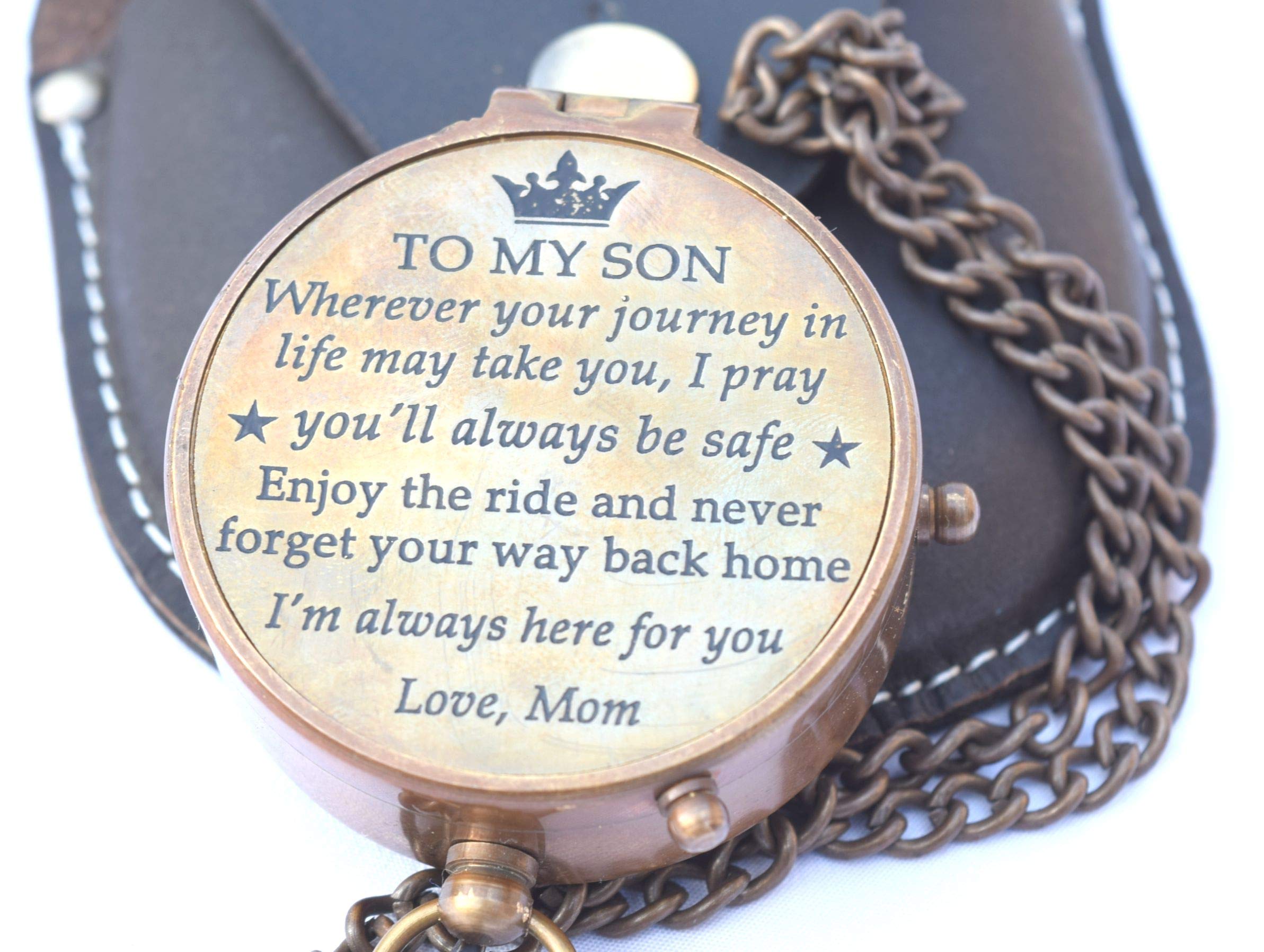 Mom To Son Compass   To My Son Love Mom   Mother To Son Gifts   Graduation Day Gifts For Son   Son Birthday Gifts   Confirmation