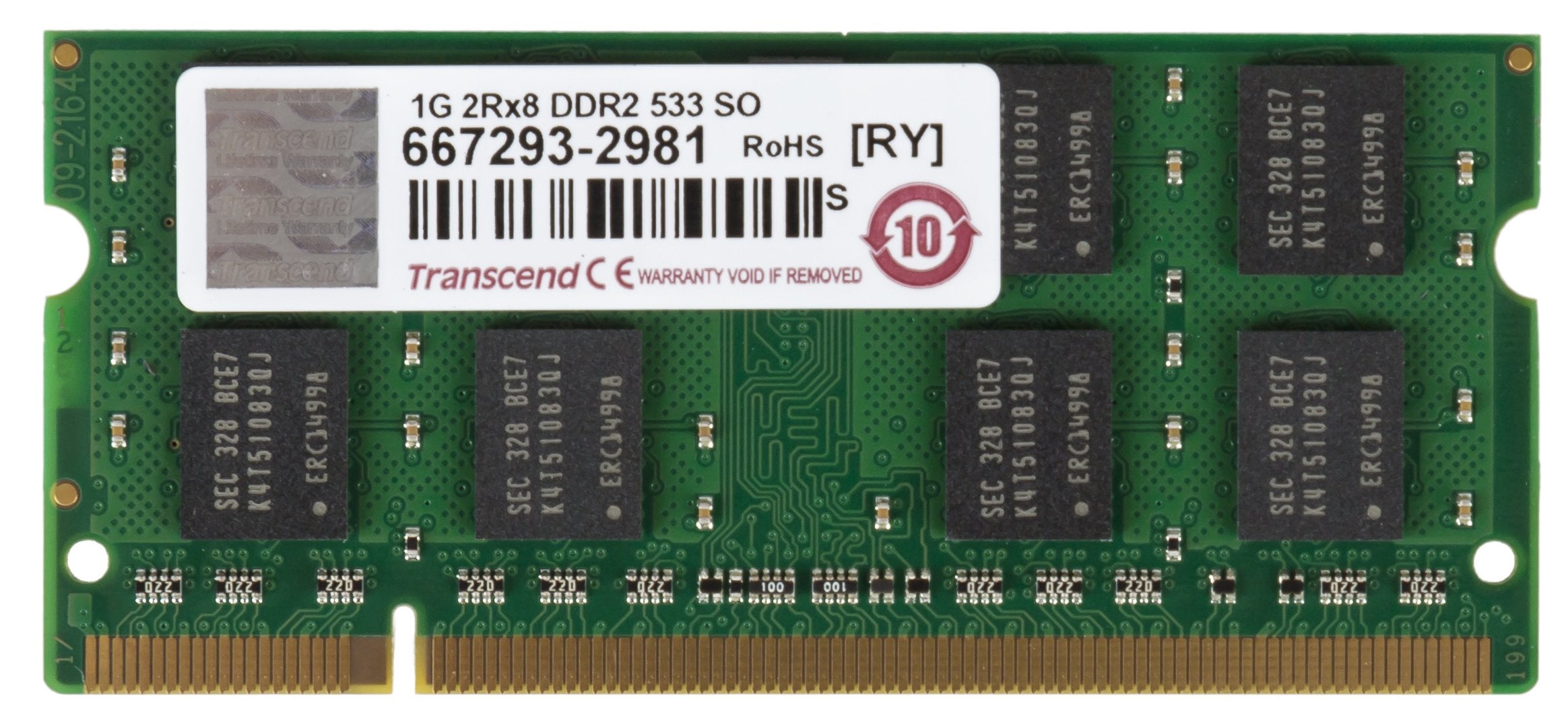 Transcend 1GB DDR2 533 Premium Memory Chip