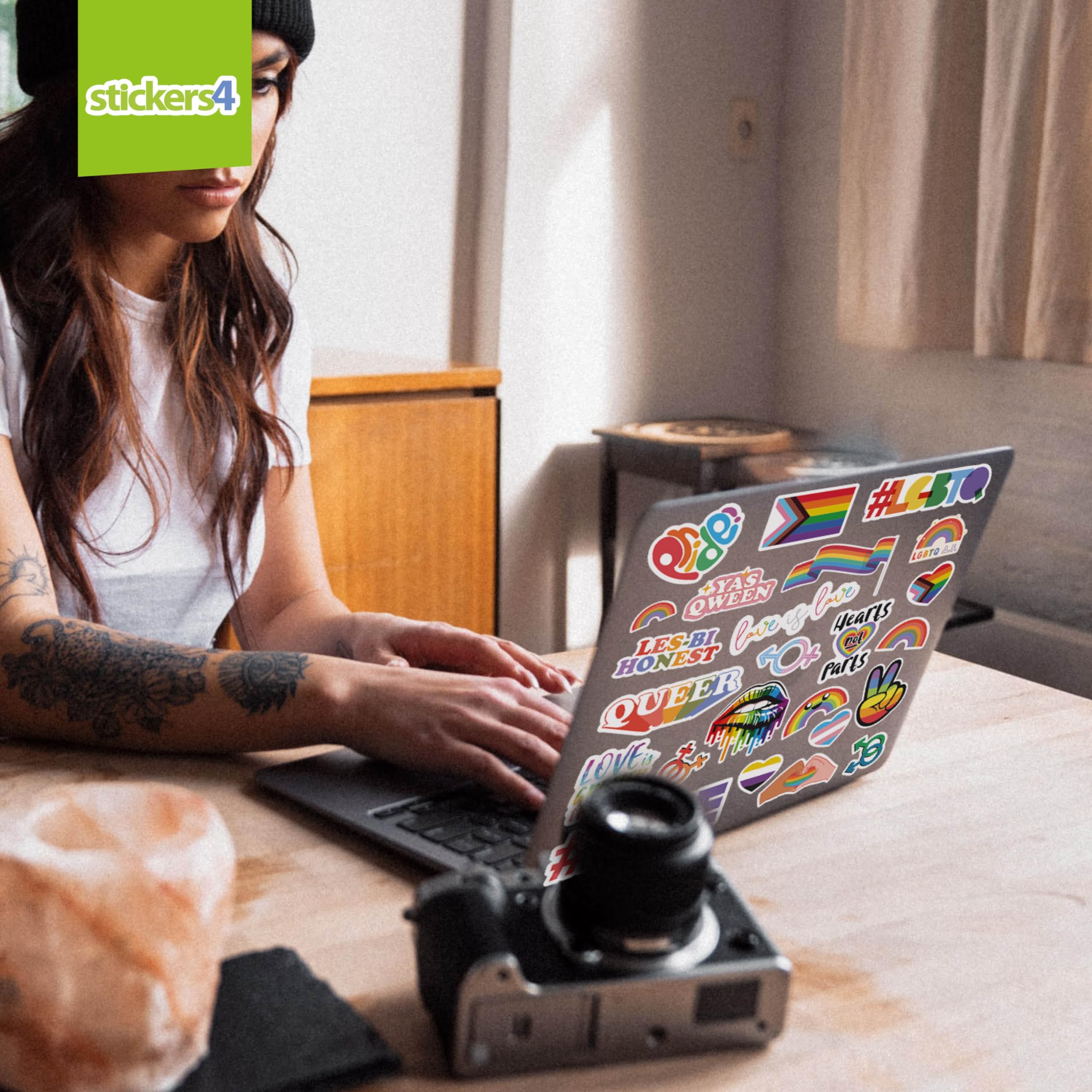 24 X Gay Pride Stickers Bulk   Pride Flag Stickers   Pride Stickers For Water Bottles   Gay Pride Laptop Stickers   Pride Merch