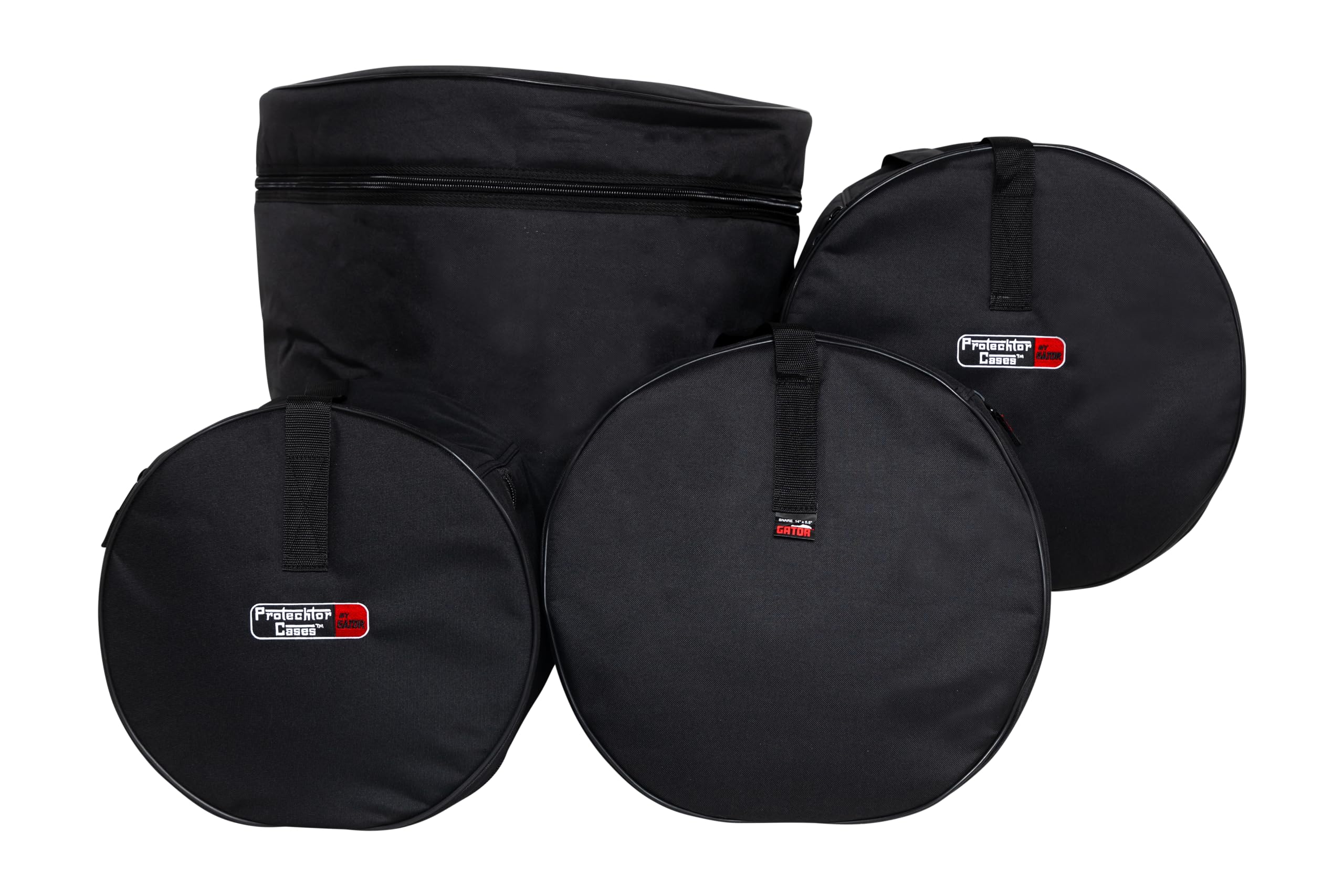 Gator Cases Bop Drum Set Bags: 18''X14'', 12''X8'', 14''X14'', And 14''X5.5''; (Gp Bop 100)