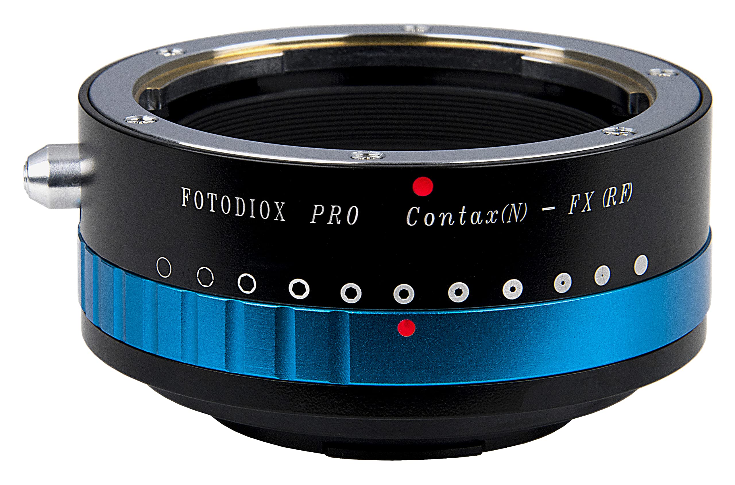 Fotodiox Pro IRIS Lens Mount Adapter Compatible with Contax N Lenses to Fujifilm X-Mount Cameras