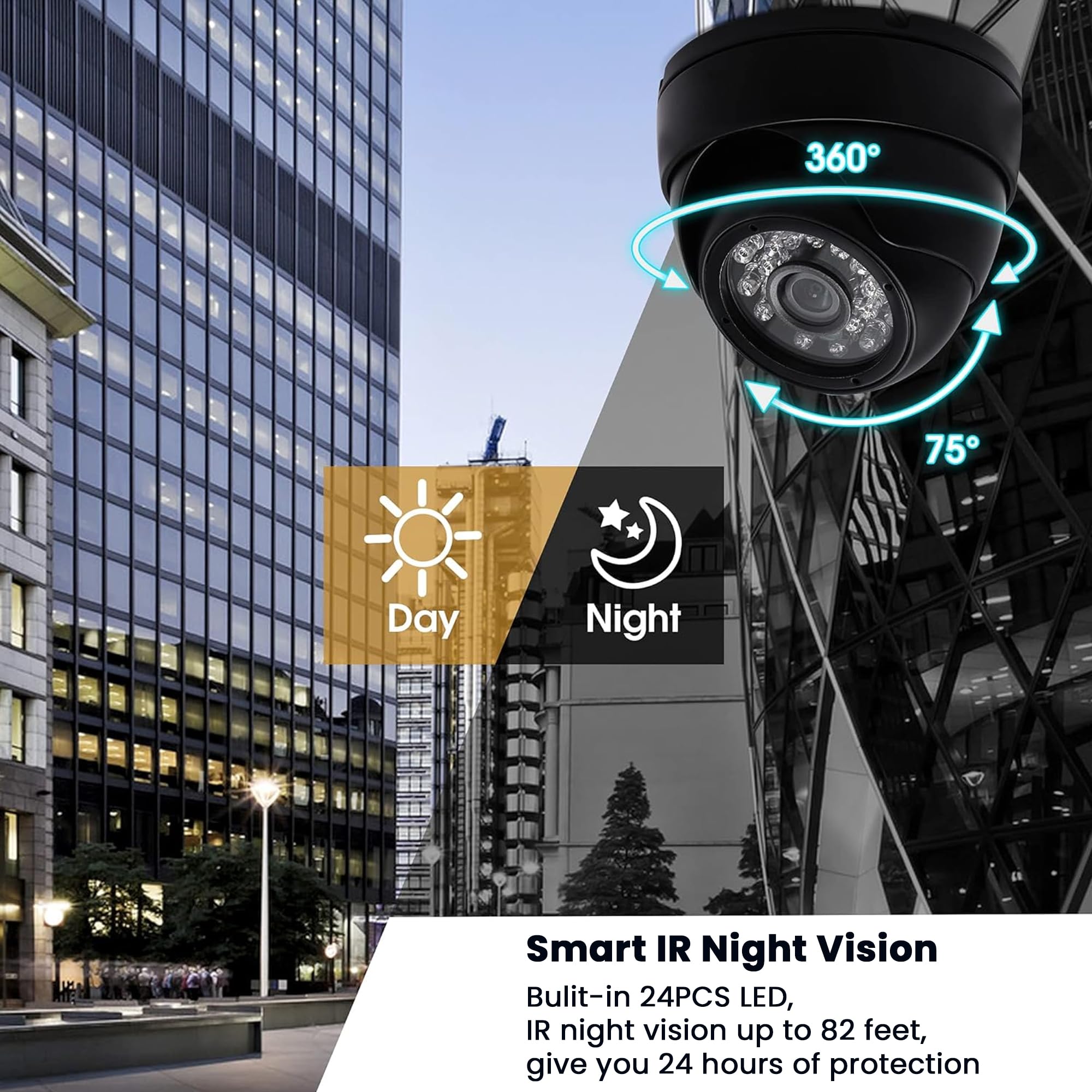 Alpcam Usb Camera Waterproof Usb Dome Camera Night Vision Webcam With 24Pcs Infrared Leds,Home Security Camera,Hd 720P Usb Camer