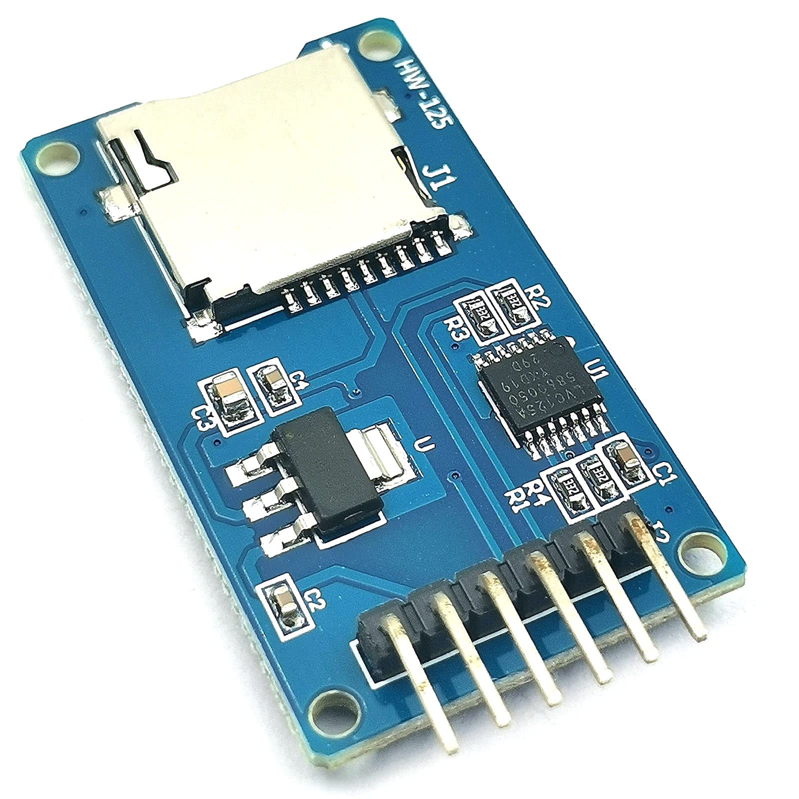 Fainwan 2Pcs Micro Sd Storage Board Memory Shield Expansion Module 6 Pin Spi Interface Mini Tf Card Adapter Reader