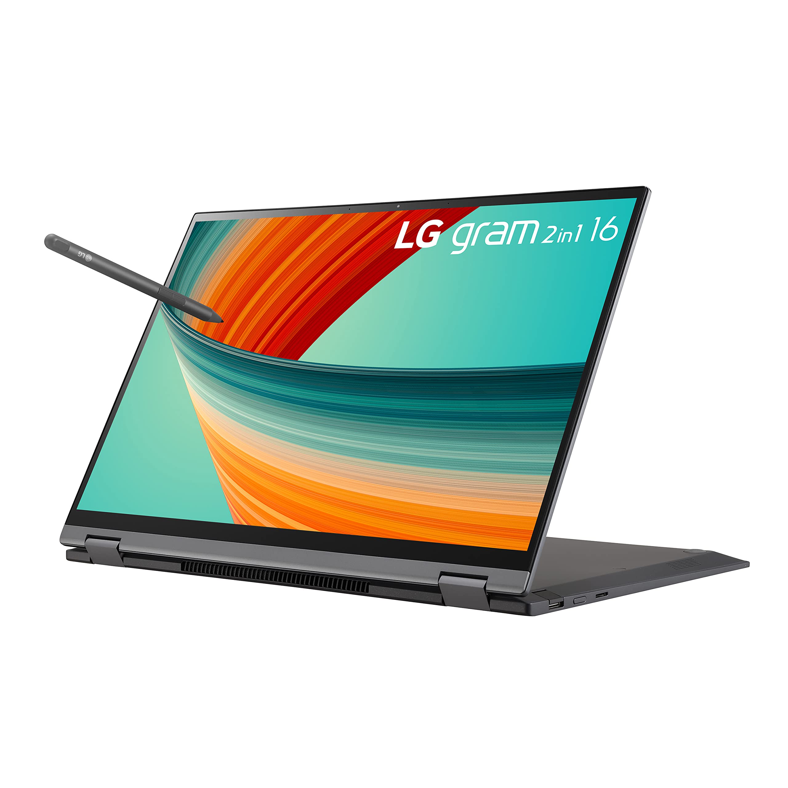 Lg Gram 16    2 In 1 Lightweight Laptop, Intel 13Th Gen Core I7 Evo Platform, Windows 11 Home, 16Gb Ram, 2Tb Ssd, Gray