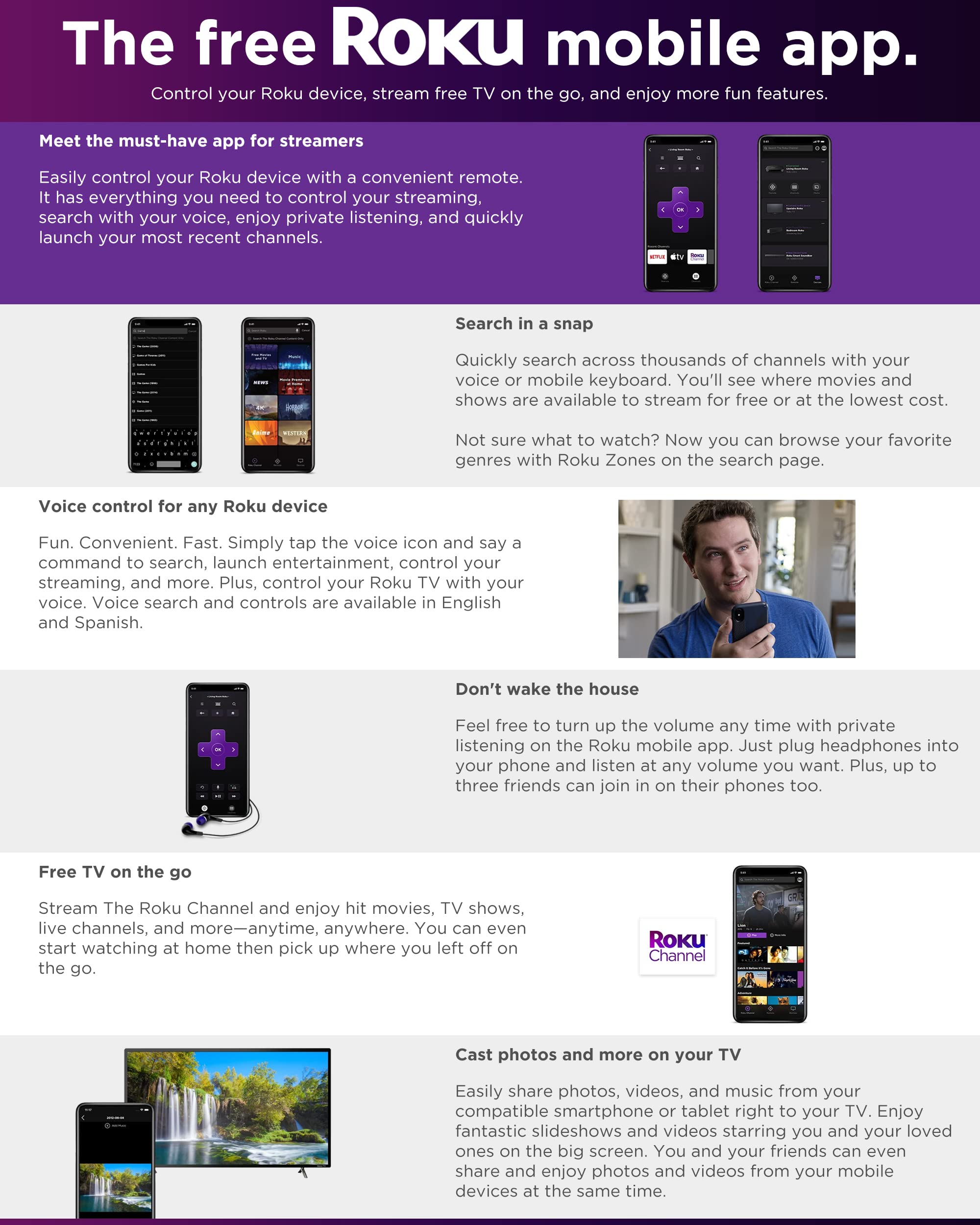 JVC 32-Inch 720p HD LED Roku Smart TV, Voice Control, Airplay, Screen Casting, 300+ Free Streaming Channels - LT32MAW2