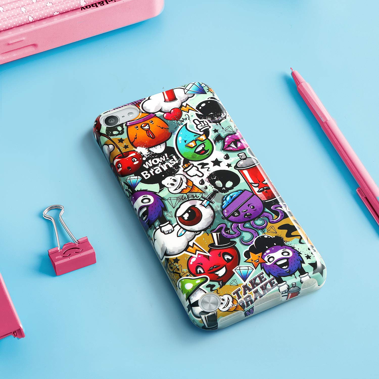 Ipod Touch 7Th Generation Case With 2 Screen Protectors, Idwell Slim Anti Scratch Flexible Soft Tpu Bumper Protective Case For I