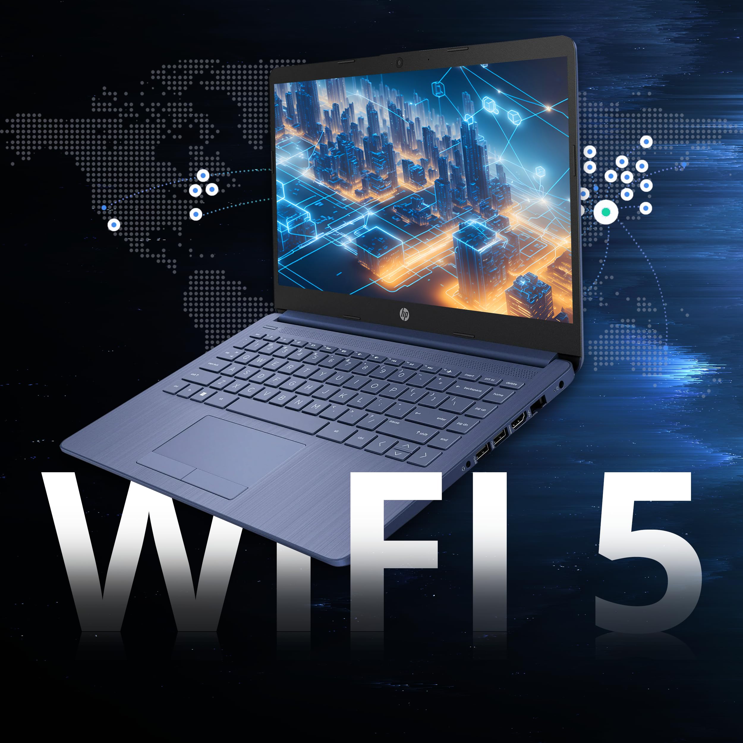 Hp Flagship 14'' Hd Laptop With 1 Year Office 365 | 16Gb Ram | 1.22Tb Storage(64Gb Emmc & 160Gb Docking Station Set & 1Tb Cloud