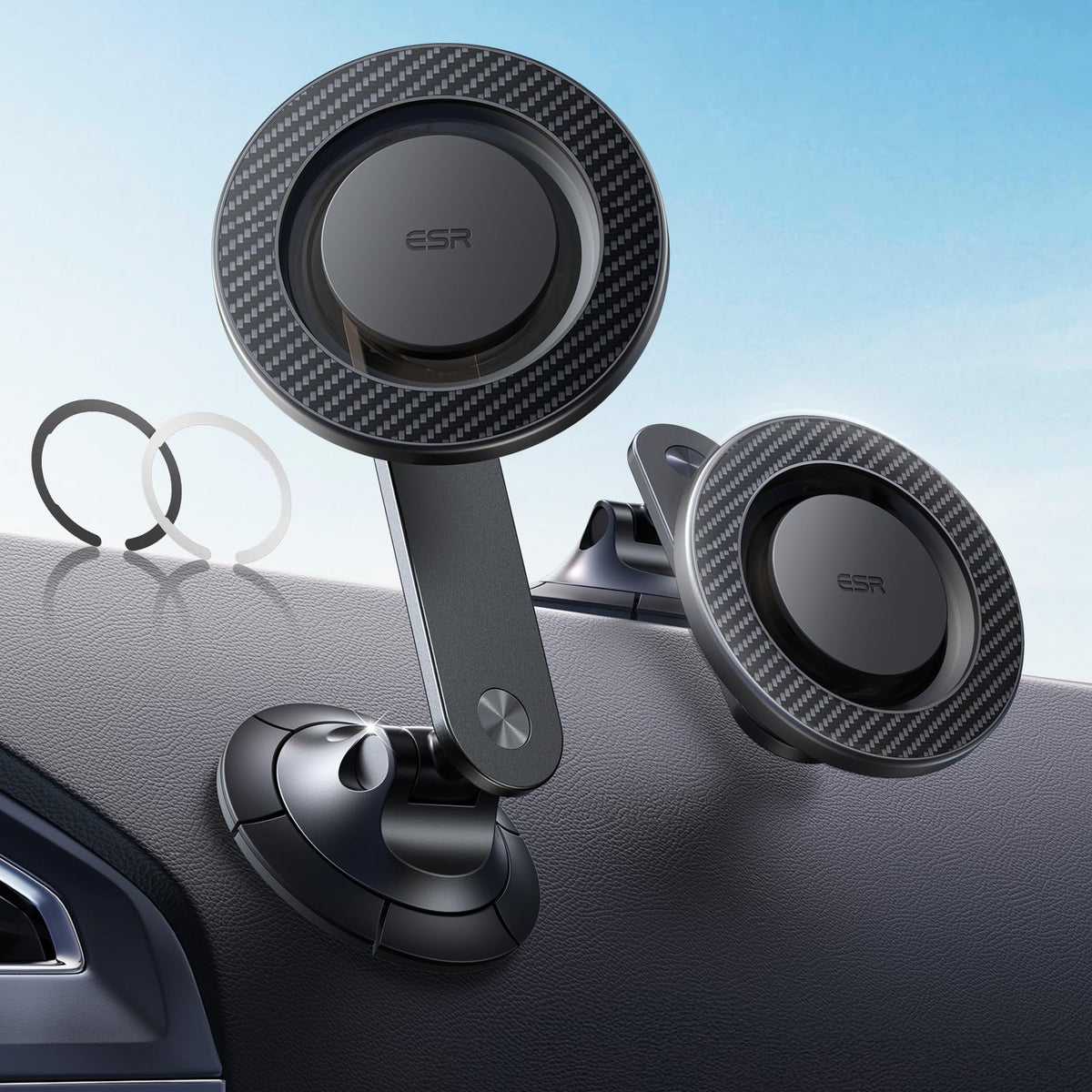 Esr For Magsafe Car Mount, Upgraded Dashboard Magnetic Phone Holder For Car, 360 Rotation, Car Phone Holder Mount For Iphone 16/