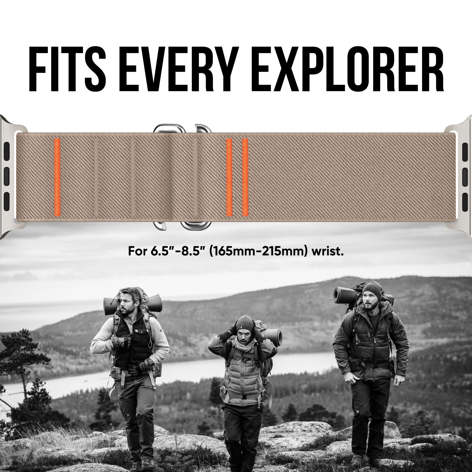 Suitisbest Sport Bands Compatible With Apple Watch Ultra Band 38Mm 40Mm 41Mm 42Mm Men Women, Stretchy Nylon Sport Loop Strap Wit